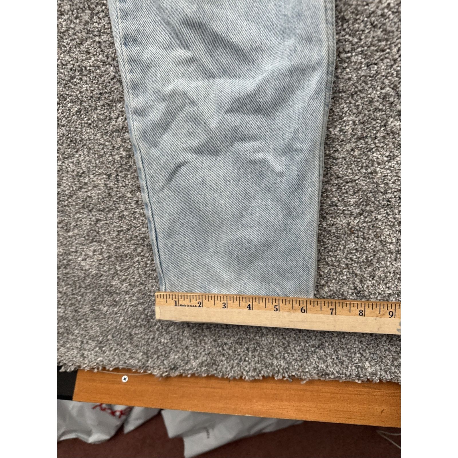 Other Vintage 90s Y2K Mom Jeans Womens Size 13 Long Rigid Grunge Size 30" / US 8 / IT 44 - 2 Thumbnail
