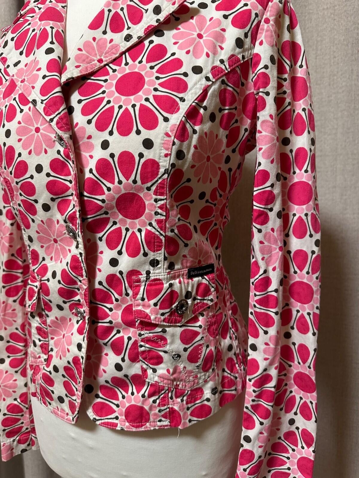 Dolce & Gabbana Blazer Dolce & Gabbana D&G Sz 30/44 Pink Size S / US 4 / IT 40 - 5 Thumbnail