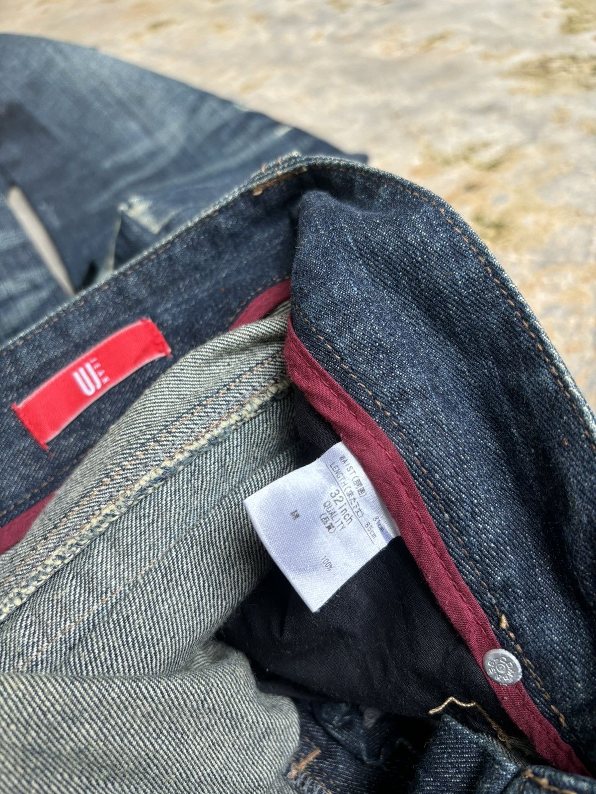 Hysteric Glamour Y2k UJ jeans Ifsixwasnine Tornado Mart Style Jeans Size US 33 - 10 Thumbnail