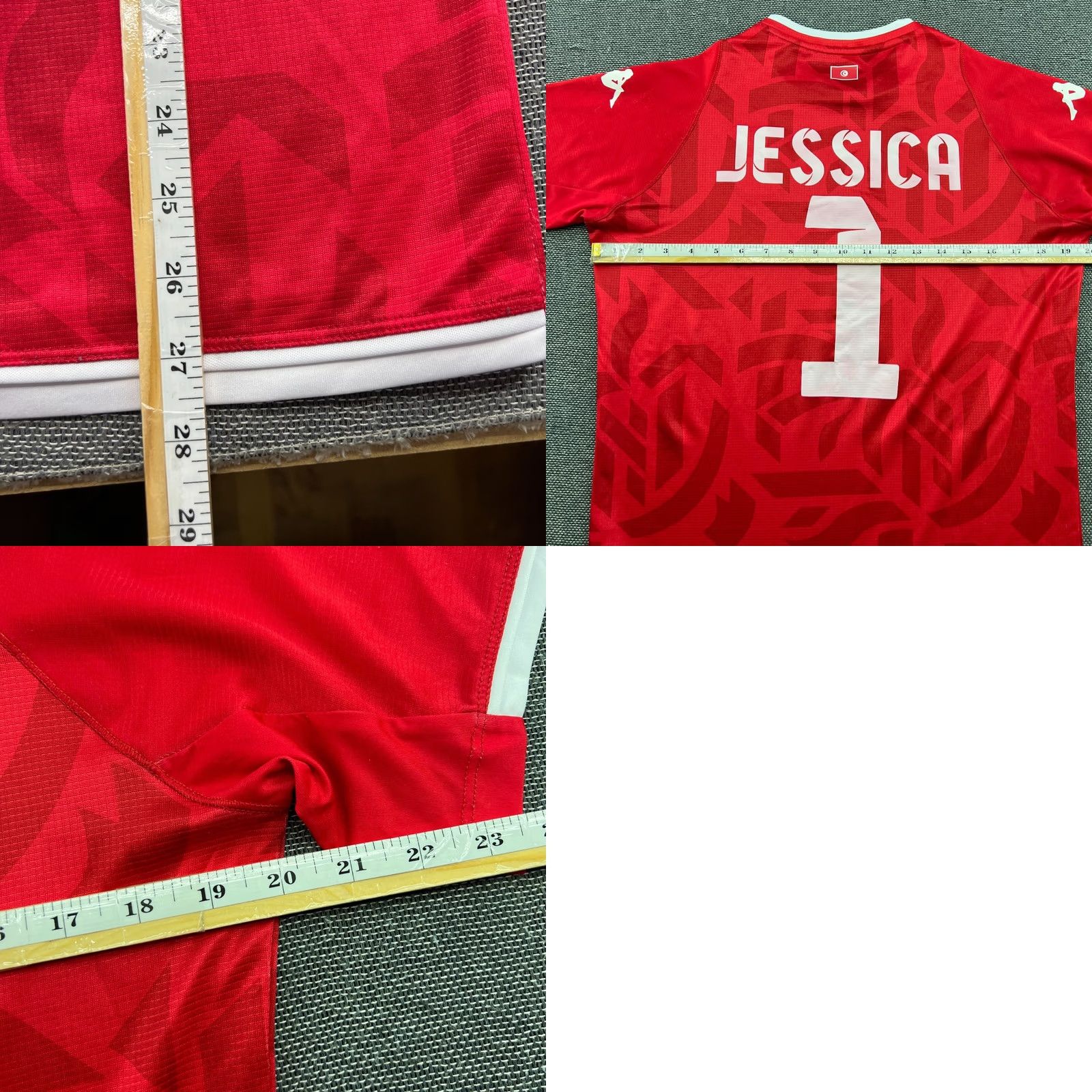 Kappa Kappa Tunisia 2021 2022 Home Football Jersey Shirt Camiseta Soccer Mens Medium Red Size US M / EU 48-50 / 2 - 10 Thumbnail