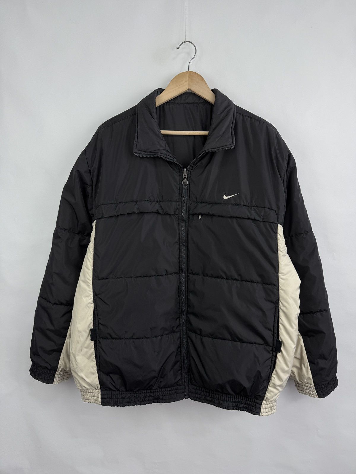 Nike 🇺🇸Vintage 90s Nike Reversible Puffer Jacket Synthetic Filling Size US L / EU 52-54 / 3 - 3 Thumbnail