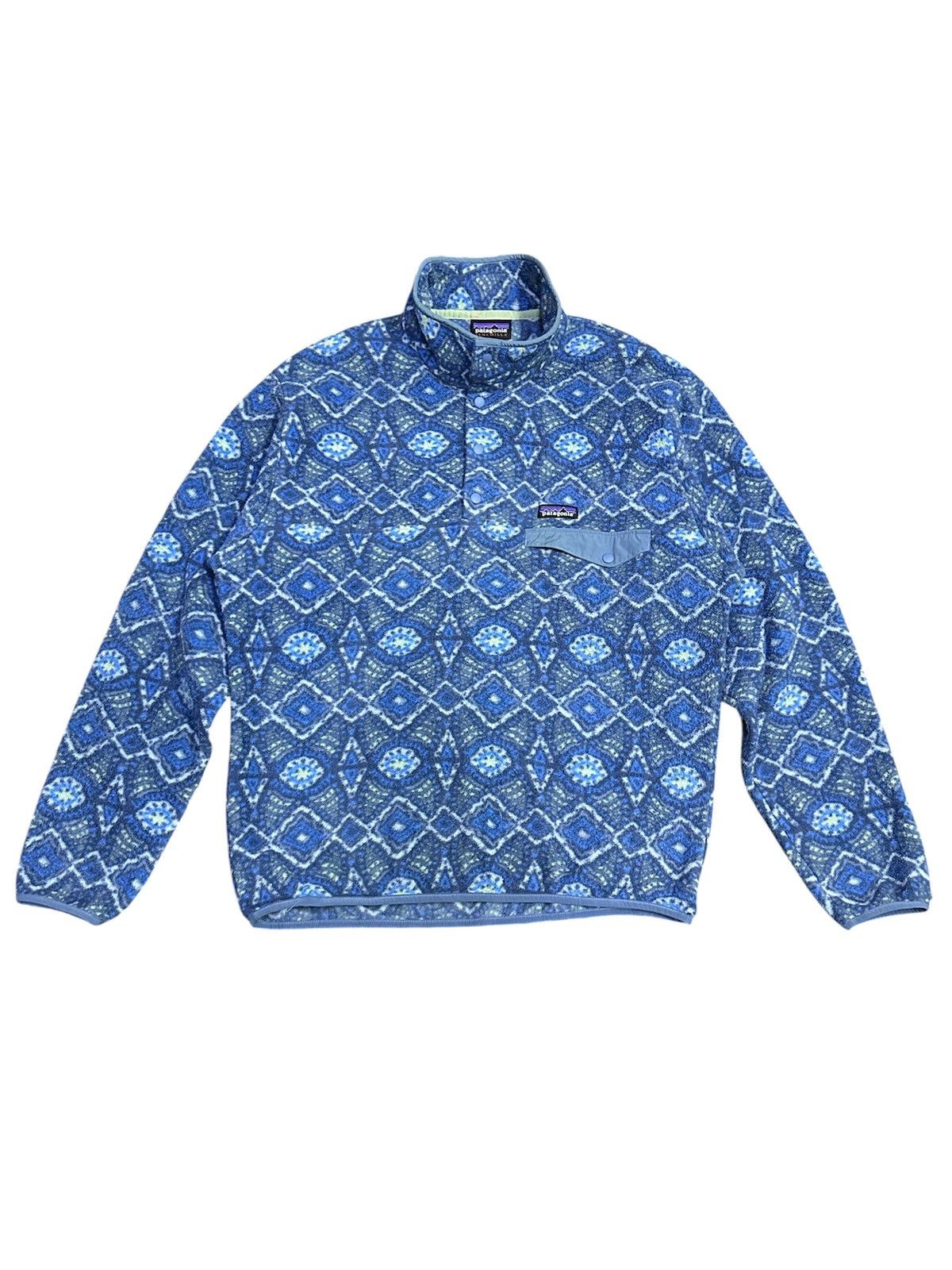 Patagonia Rare Patagonia Snapbutton Abstract Fleece Size US M / EU 48-50 / 2 - 1 Thumbnail