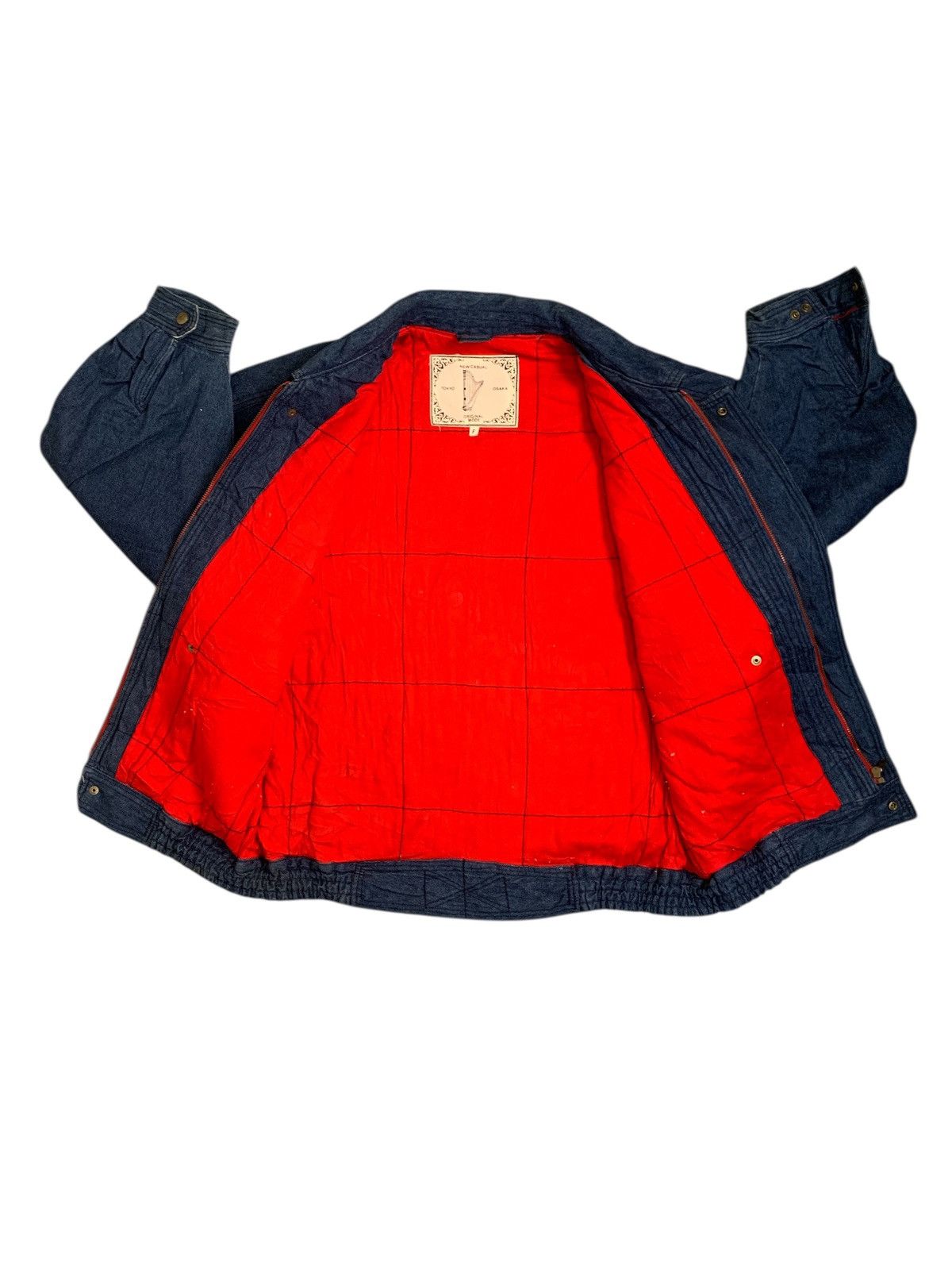 Japanese Brand Rare Design Vintage New Casual Original Mode Denim Jackets Size US L / EU 52-54 / 3 - 3 Thumbnail