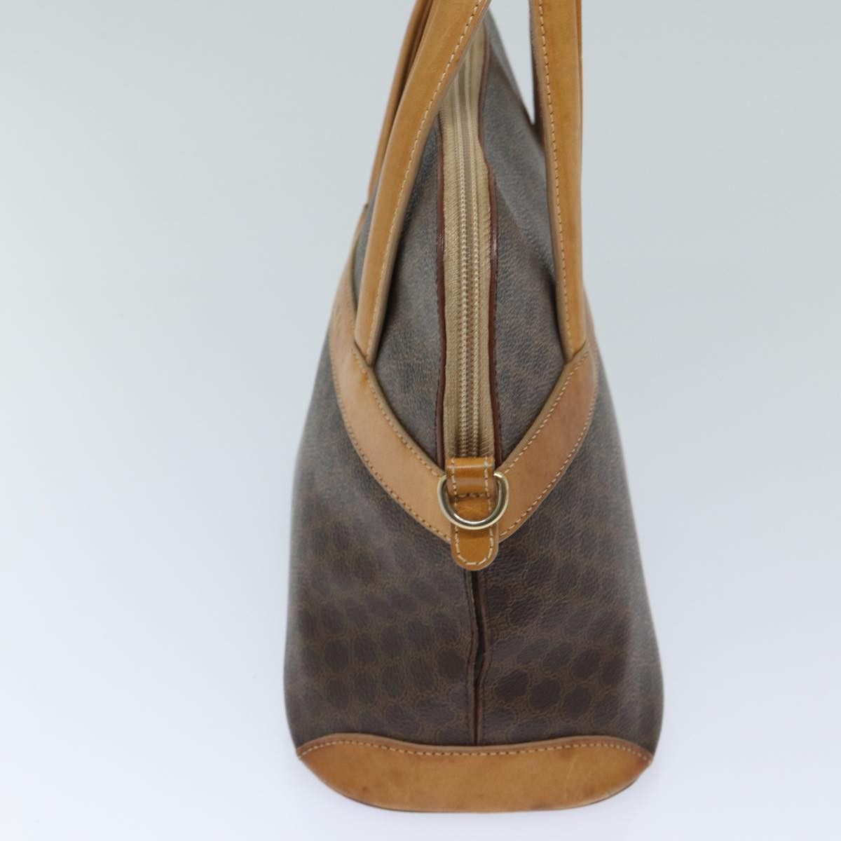 Celine CELINE Macadam Canvas Hand Bag Pvc Brown Size ONE SIZE - 3 Thumbnail