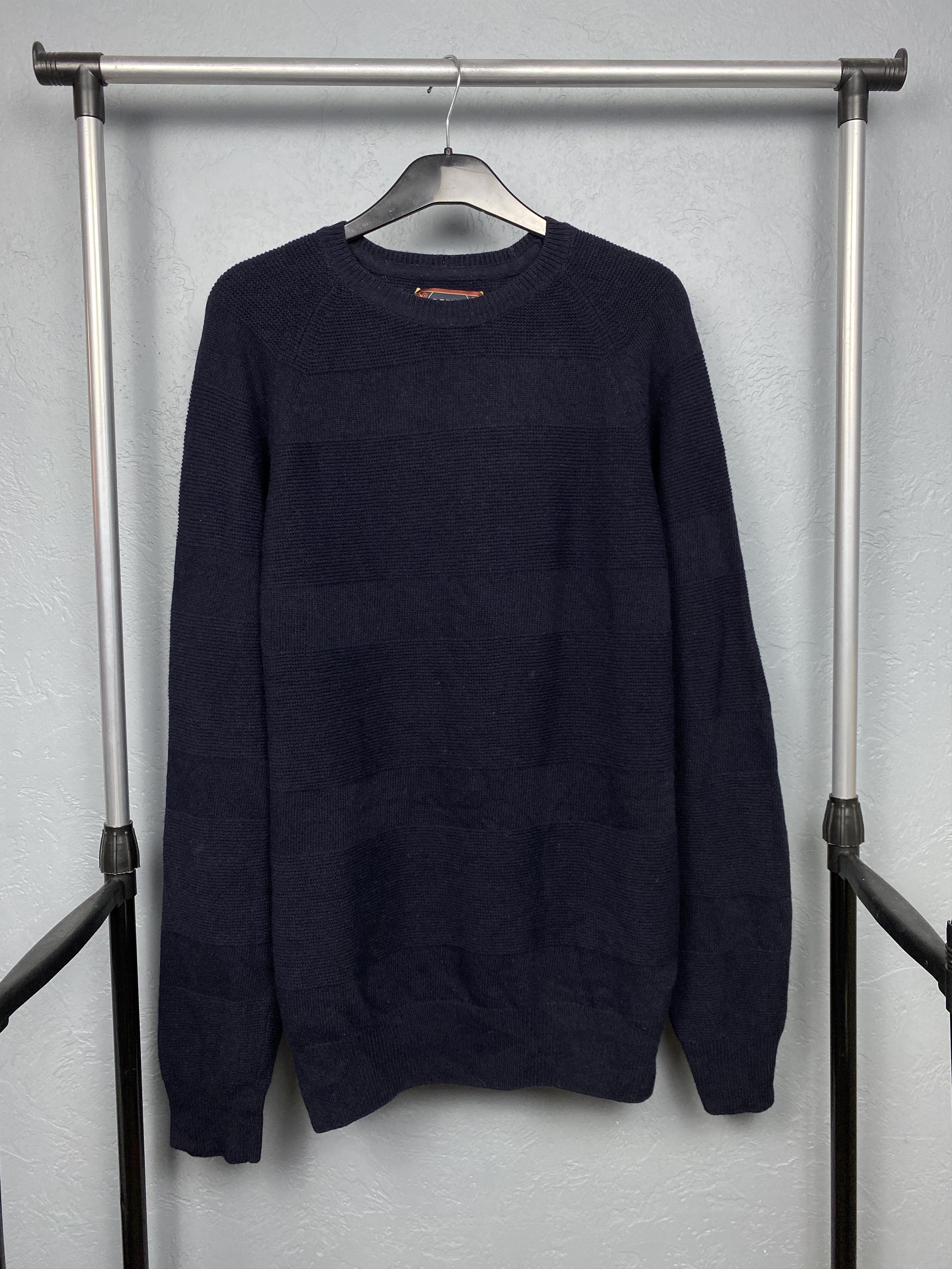 Barbour × Vintage Barbour Dept (B) Vintage Mens Wool Knit Sweater Size US L / EU 52-54 / 3 - 1 Thumbnail