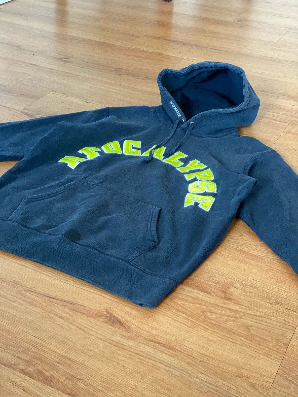 Supreme Supreme Apocalypse Hoodie Navy size L Size US L / EU 52-54 / 3 - 7 Thumbnail