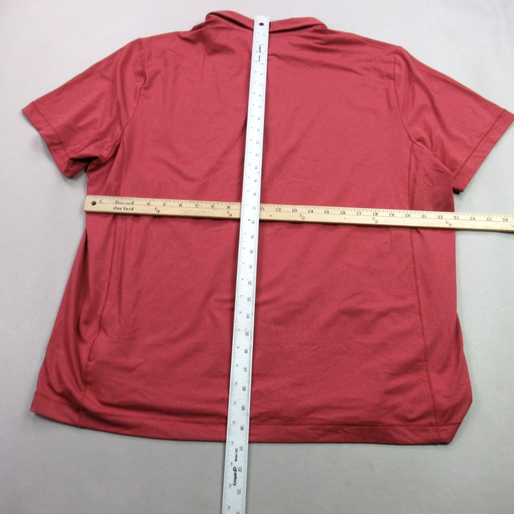 UNTUCKit UNTUCKit Shirt Mens 2XL Short Sleeve Polo Lightweight Red Golf Casual Polo Shirt Mens 2XL Red Golf Untuckit Size US XXL / EU 58 / 5 - 7 Thumbnail