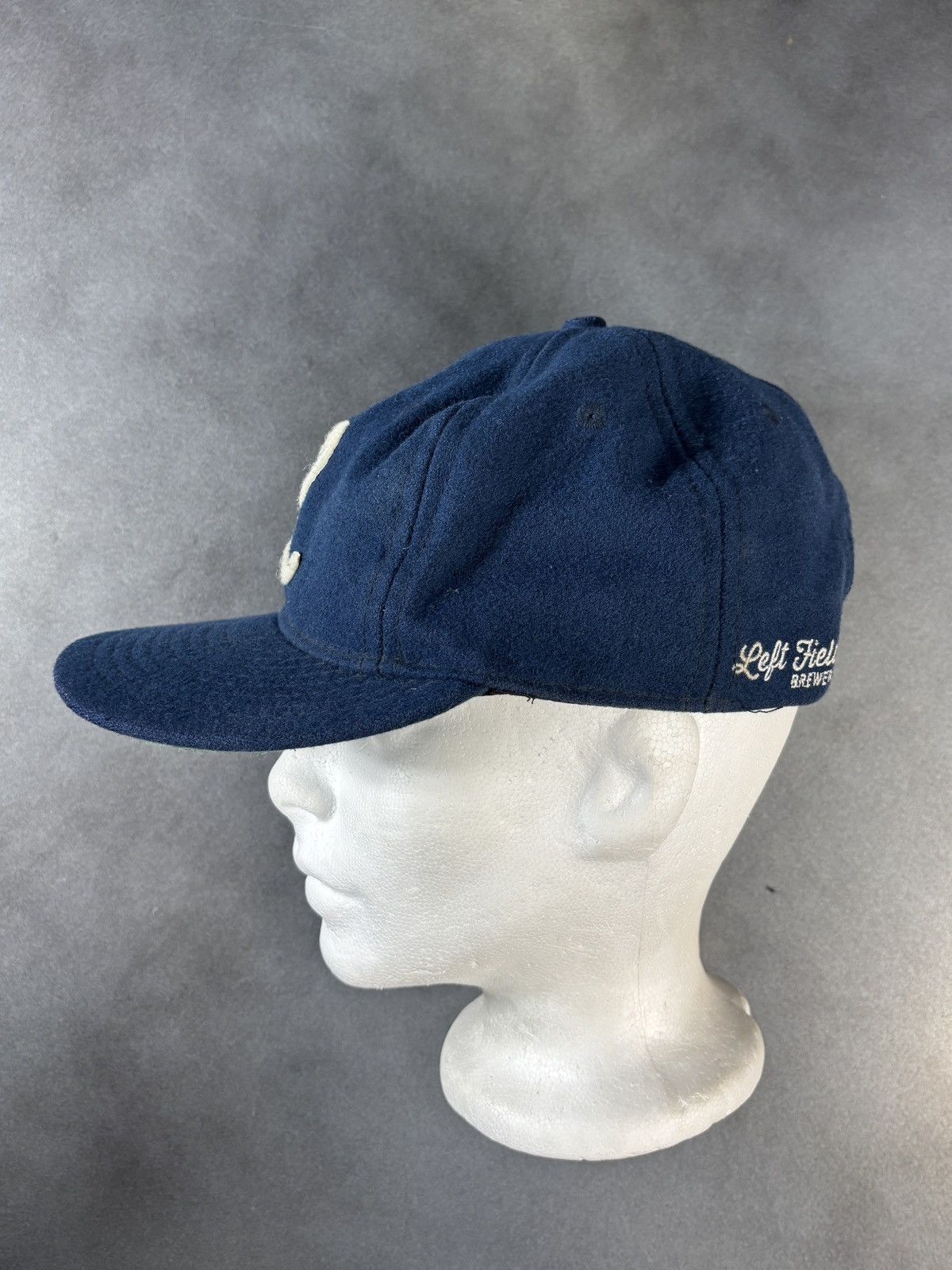 Ebbets Field Flannels × Vintage 1990s Vintage Wool Baseball Cap Brewery 1950s Style Patch Size ONE SIZE - 10 Thumbnail