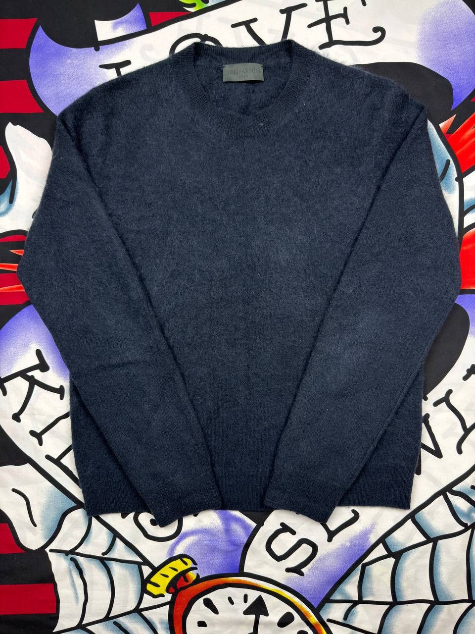 Iris von Arnim Iris Von Arnim Luxury Uomo Cashmere Sweater Navy Jumper Size US S / EU 44-46 / 1 - 1 Thumbnail