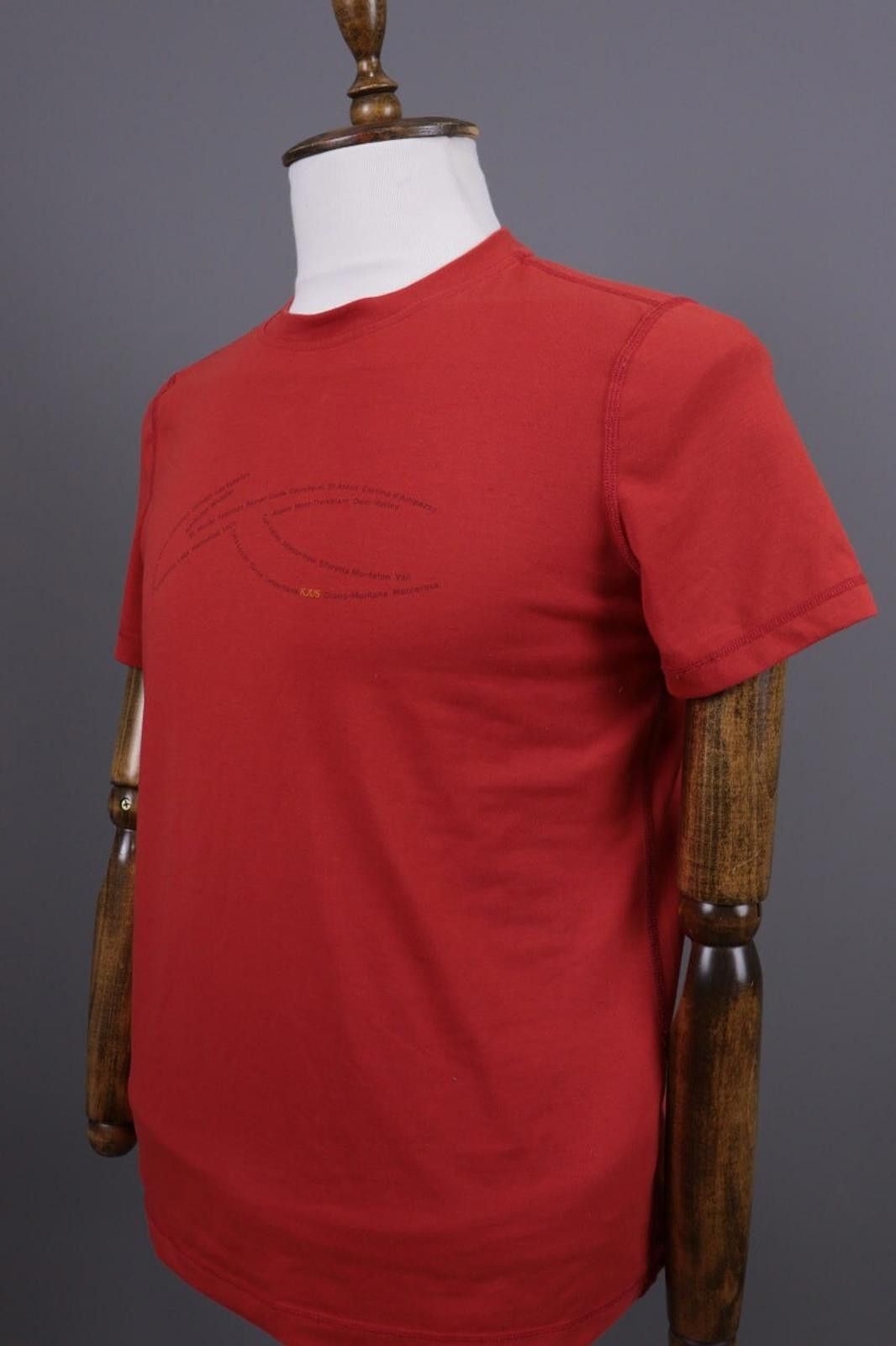 KJUS Men Kjus Red Uncopromising Big Logo T-Shirt Size 48 / M Size US M / EU 48-50 / 2 - 8 Thumbnail