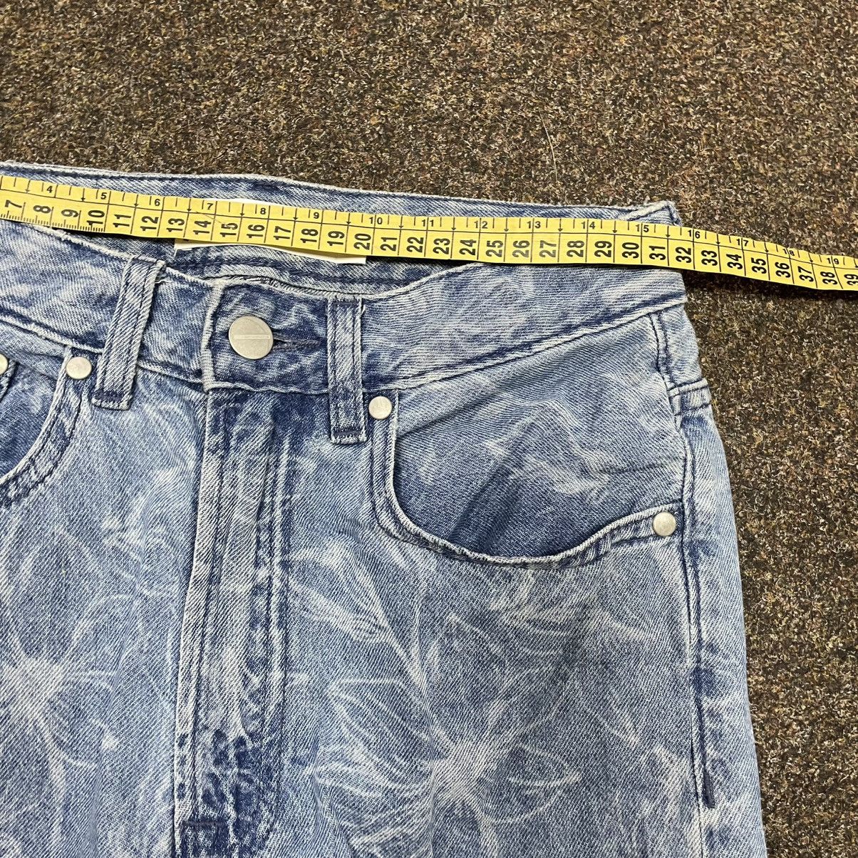 Vintage Y2K Baggy Wide Leg All Over Print Jeans Vintage Streetwear 3 Size 30" / US 8 / IT 44 - 6 Thumbnail