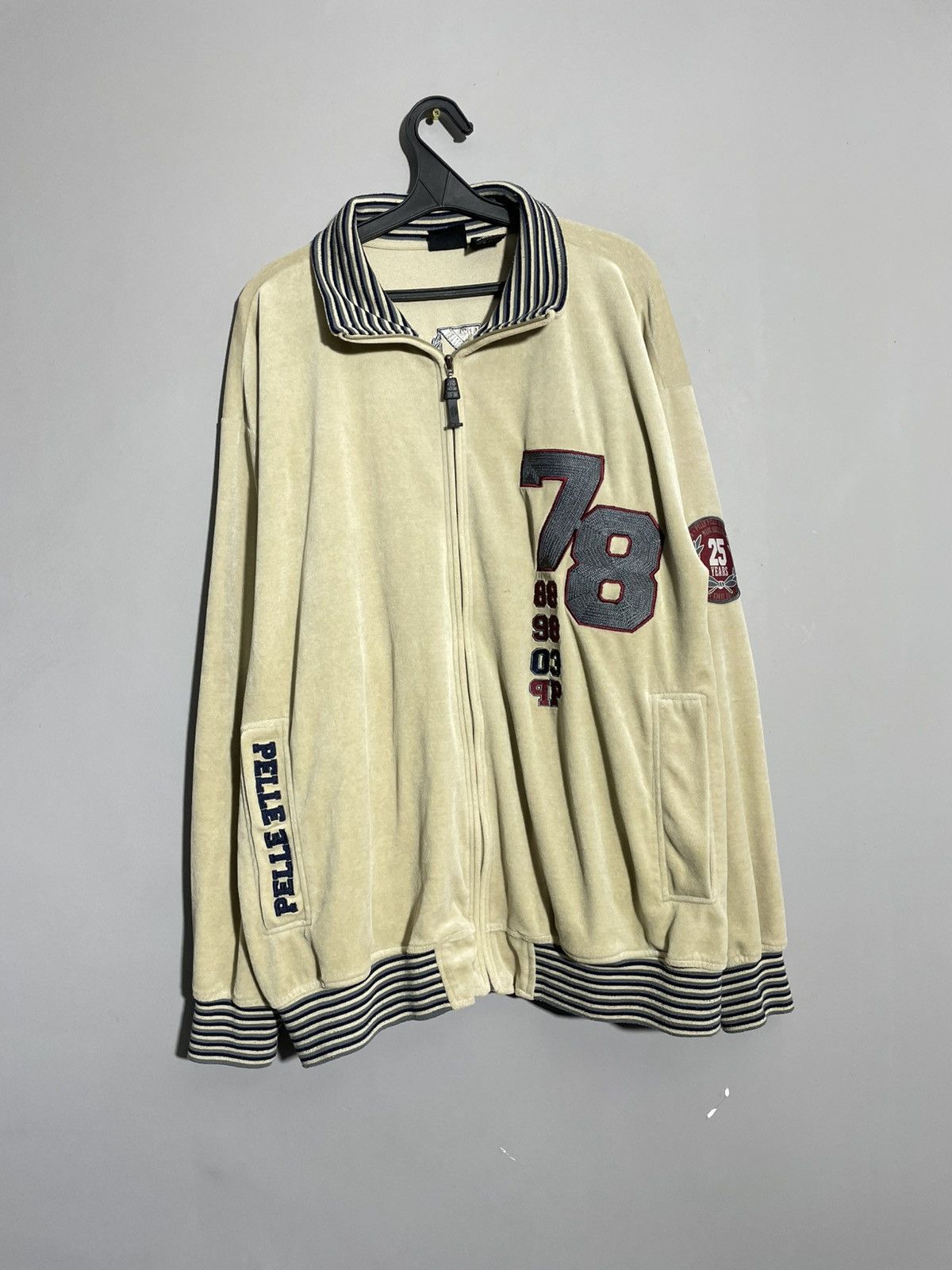 Pelle Pelle Pelle Pelle Marc Buchanan Full Zip Beige Sweatshirt size XL Size US XL / EU 56 / 4 - 1 Thumbnail
