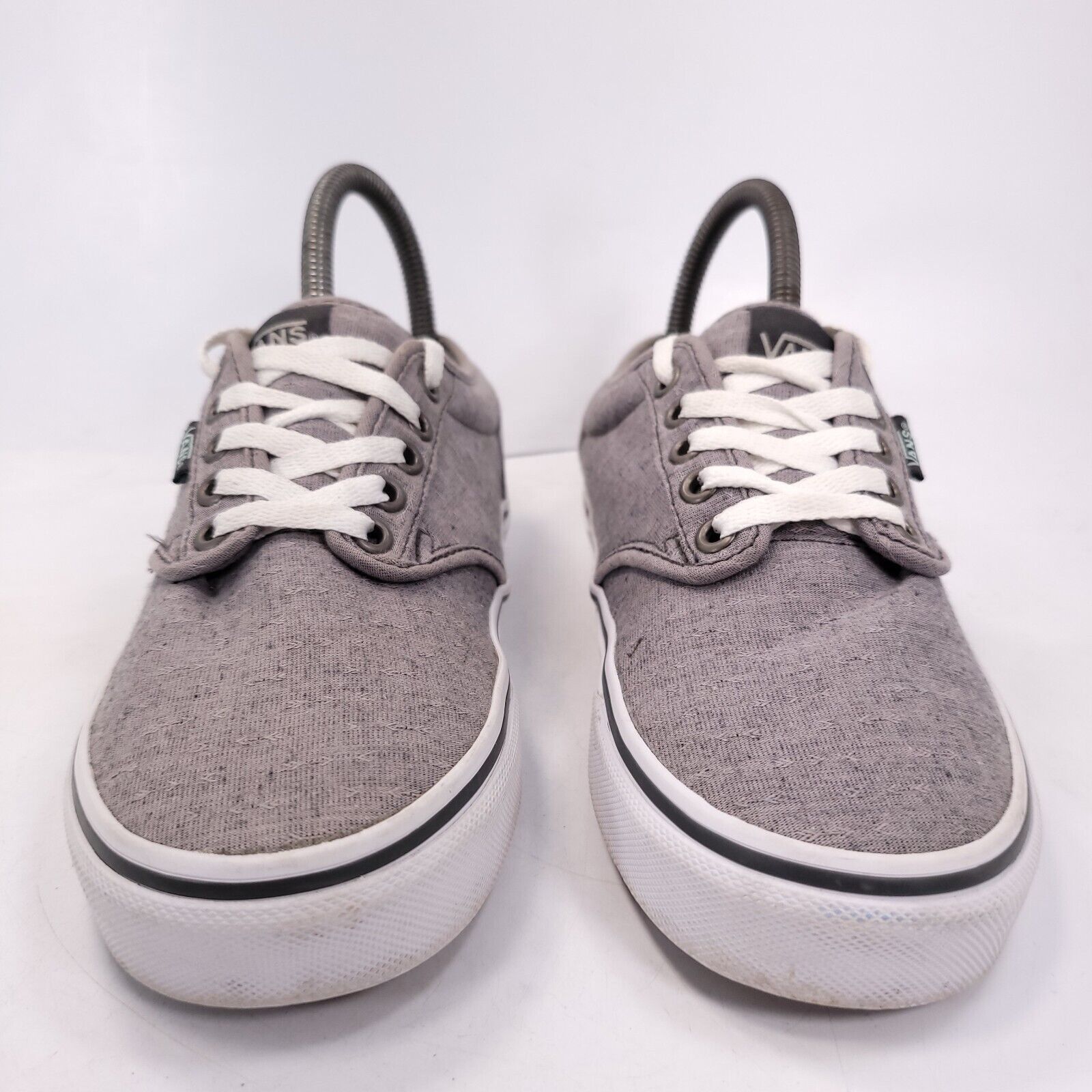 Vans Vans Off the Wall Shoe Womens Size 6 500714 Gray White Size US 6 / IT 36 - 2 Thumbnail