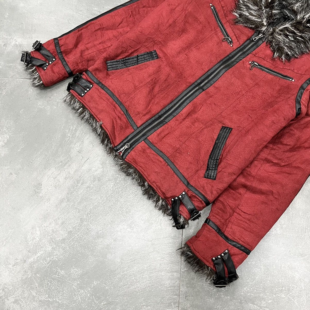 In The Attic Bondage Fur Jacket - Denim Jackets