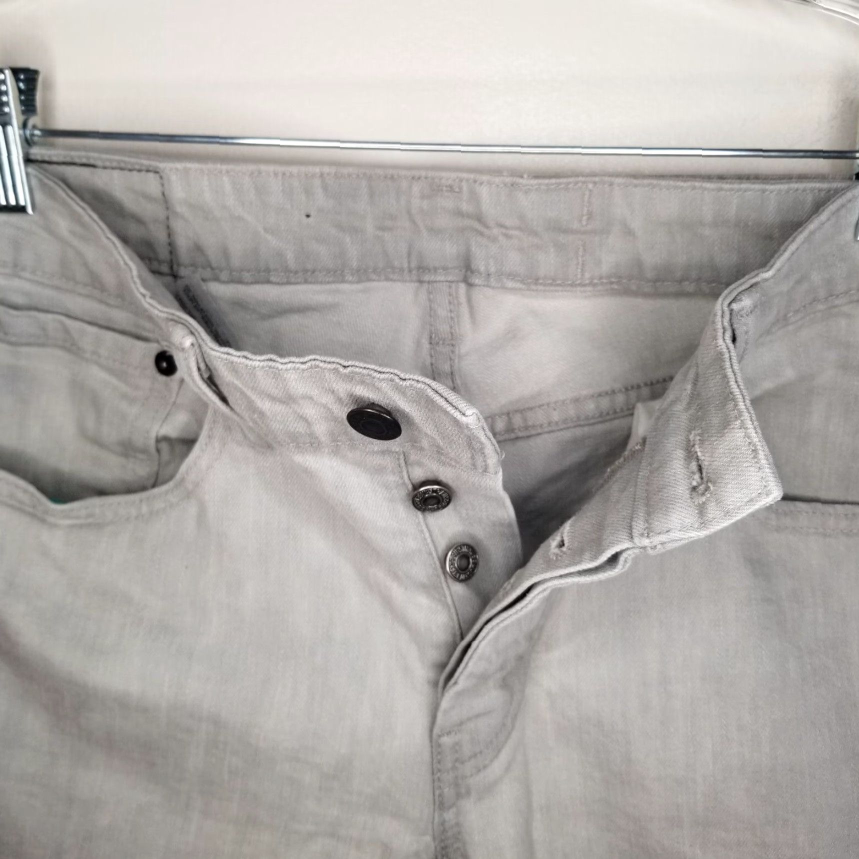Levi's Levi 511 Mens Straight Gray Jeans Size 31x32 Size US 31 - 3 Thumbnail