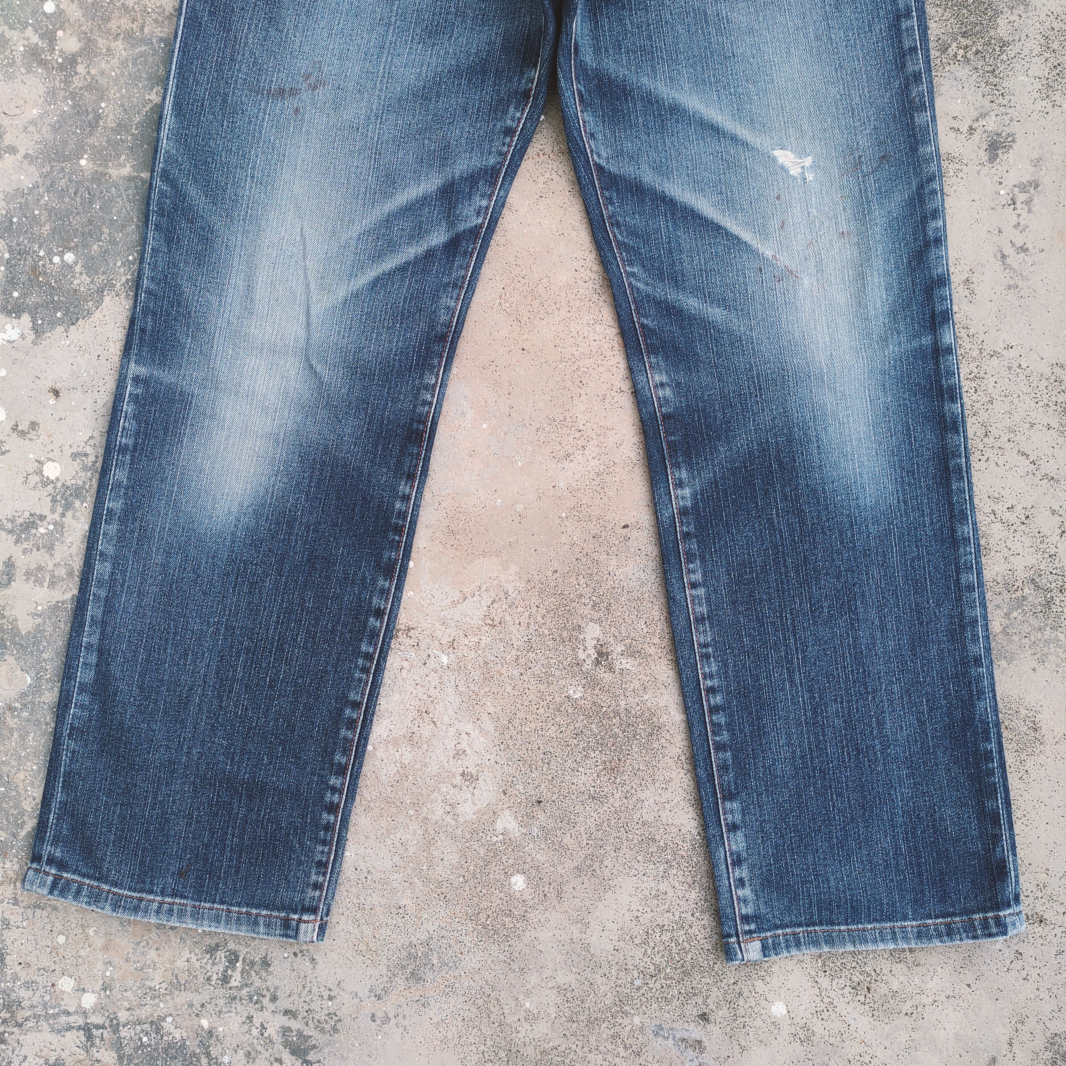 Japanese Brand VINTAGE JAPANESE FADED JEANS DENIM PANTS Size US 34 / EU 50 - 3 Thumbnail