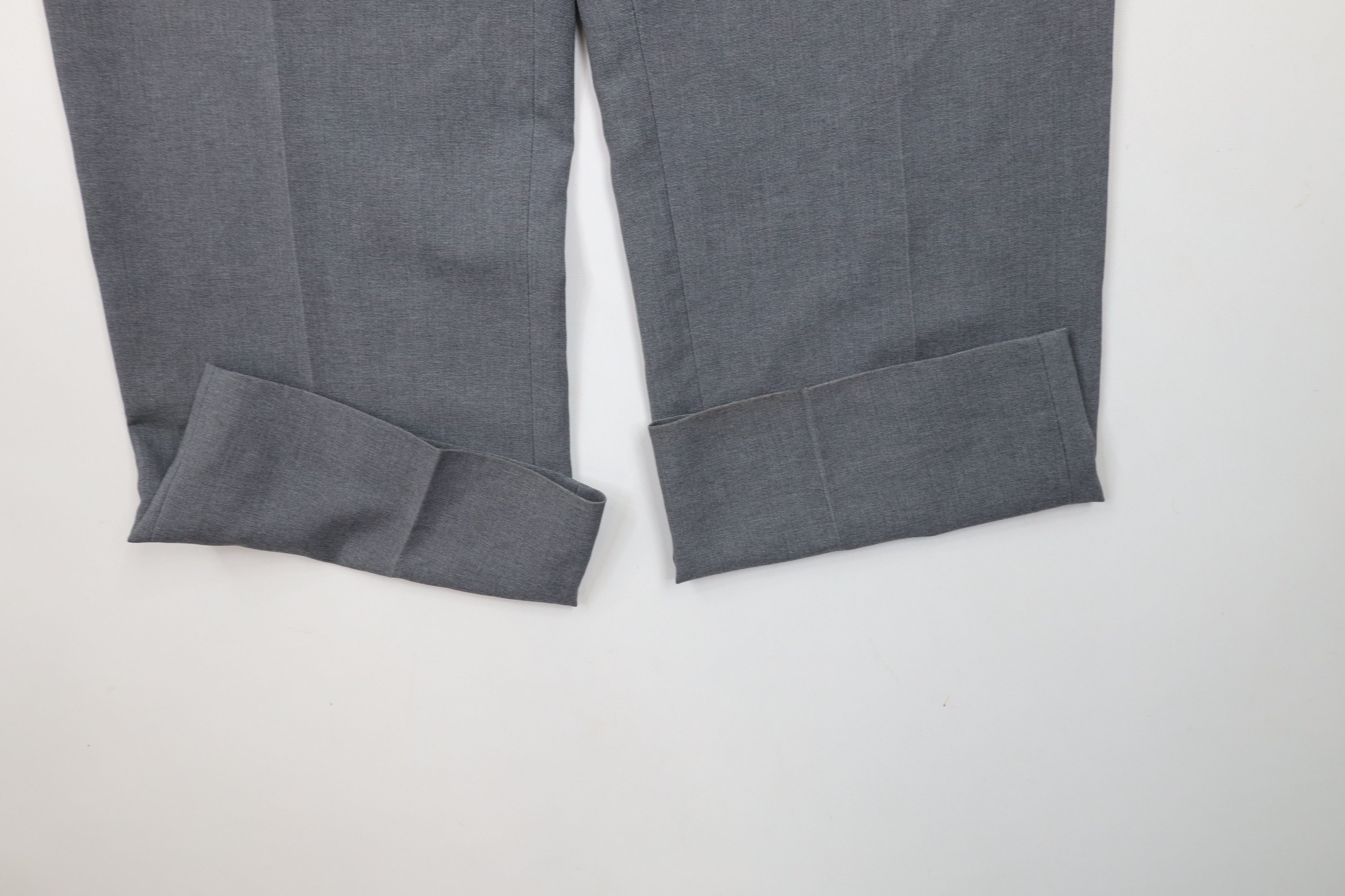 Vintage Vintage 70s Streetwear Wool Blend Wide Leg Chino Pants Gray Size US 34 / EU 50 - 5 Thumbnail
