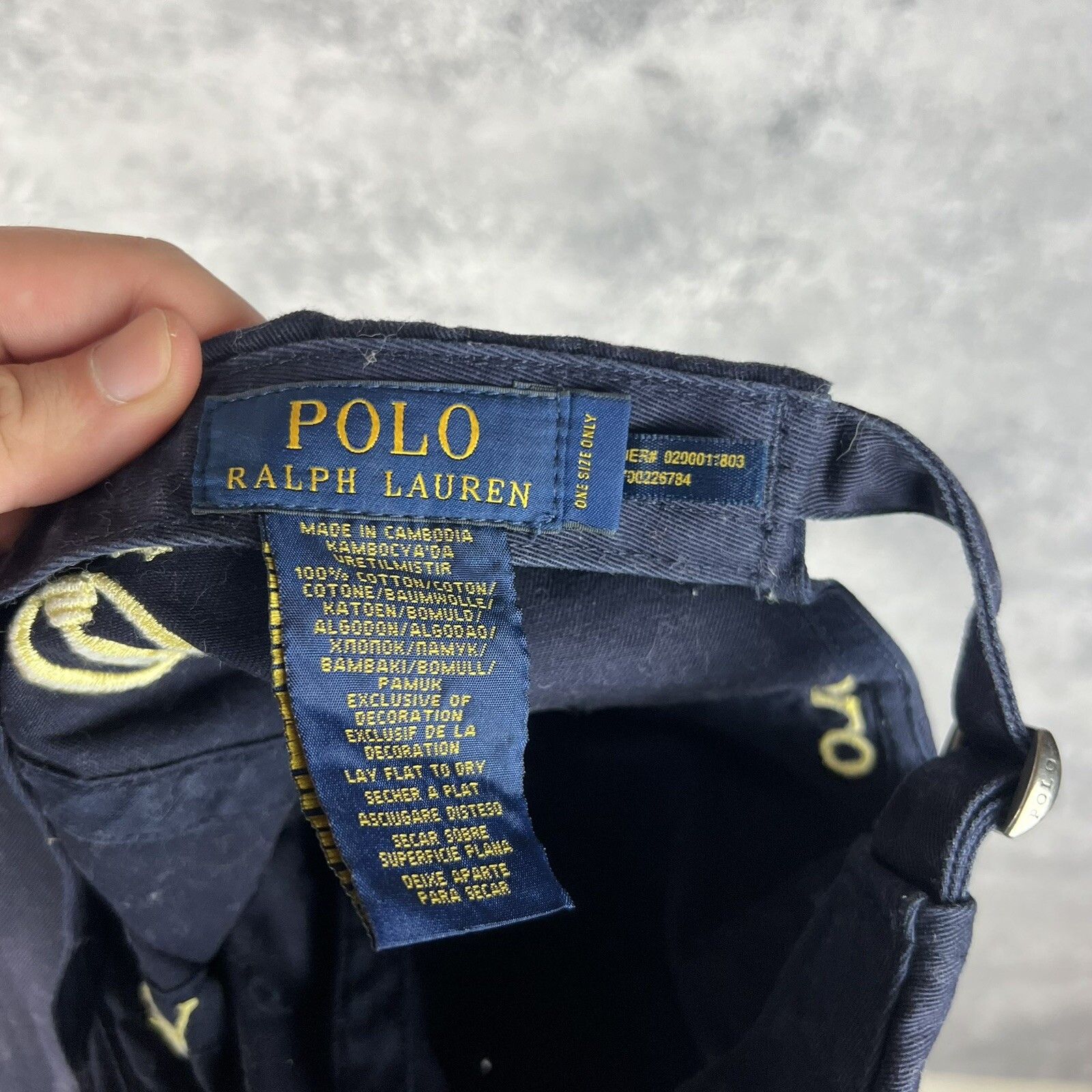 Polo Ralph Lauren Polo Ralph Lauren Cap Men's Blue Cotton One Size ` Size ONE SIZE - 14 Thumbnail