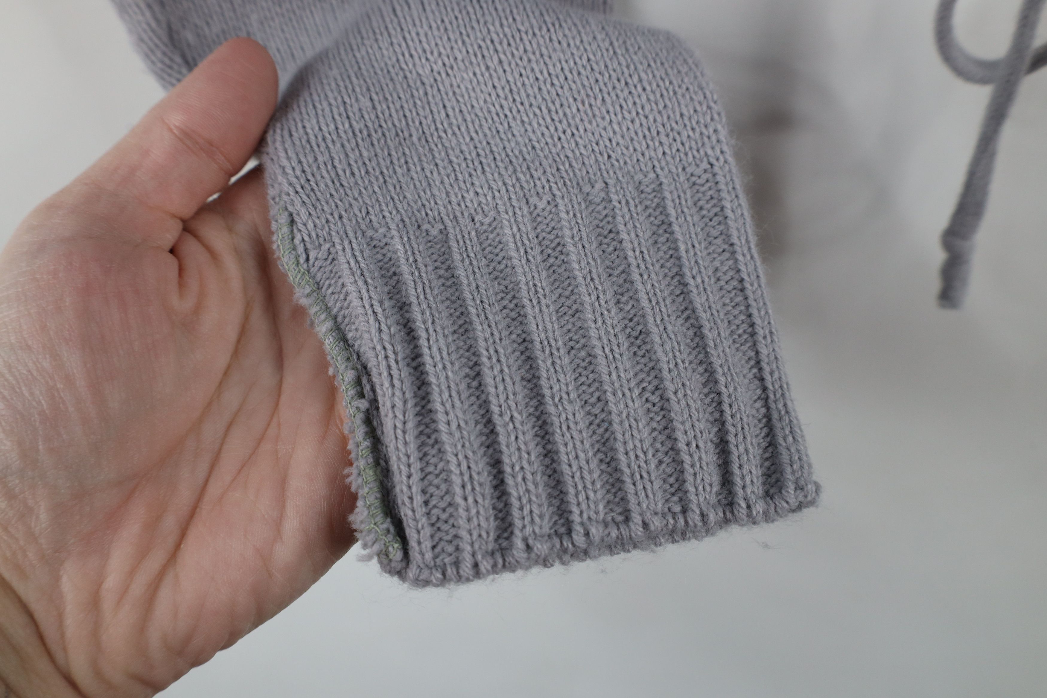 Vintage Vintage 70s Streetwear Tie Hem Turtleneck Sweater Gray USA Size M / US 6-8 / IT 42-44 - 8 Thumbnail