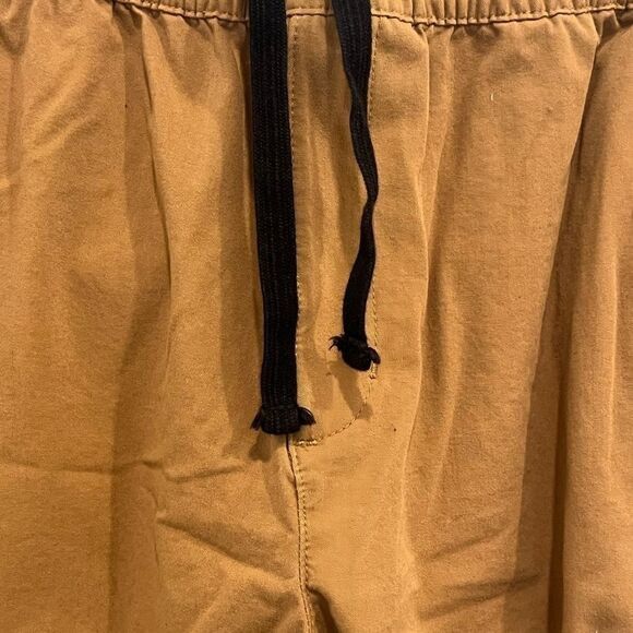 The North Face The North Face Mens Cargo Shorts Large Brown Elastic Waist Z Size US 37 - 9 Thumbnail