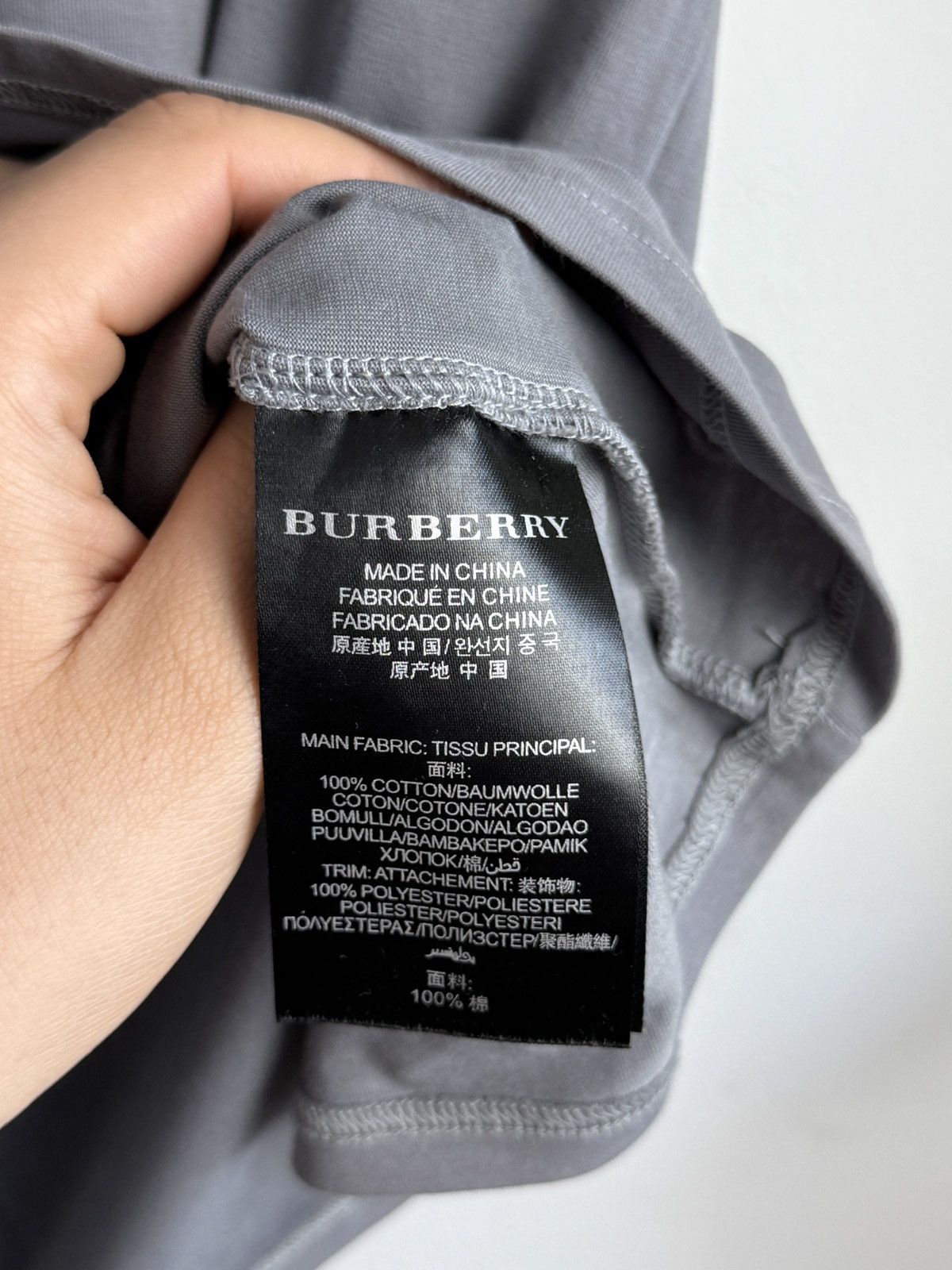 Burberry × Burberry Prorsum × Designer Burberry Prosum small logo t-shirt XL designer luxury rare Size US XL / EU 56 / 4 - 6 Thumbnail