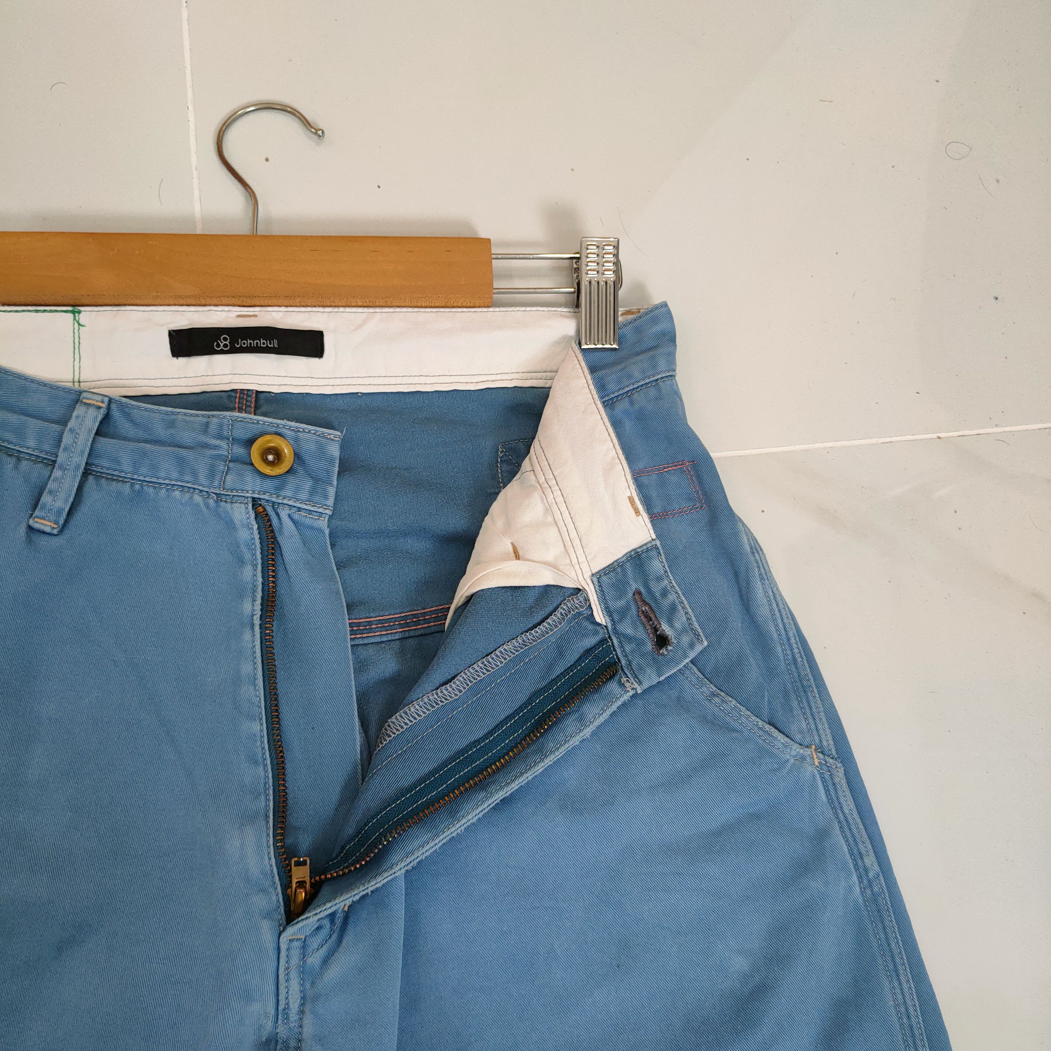 Johnbull VINTAGE JOHN BULL DISTRESSED KNEE TROUSERS CHINO PANTS Size US 29 - 3 Thumbnail