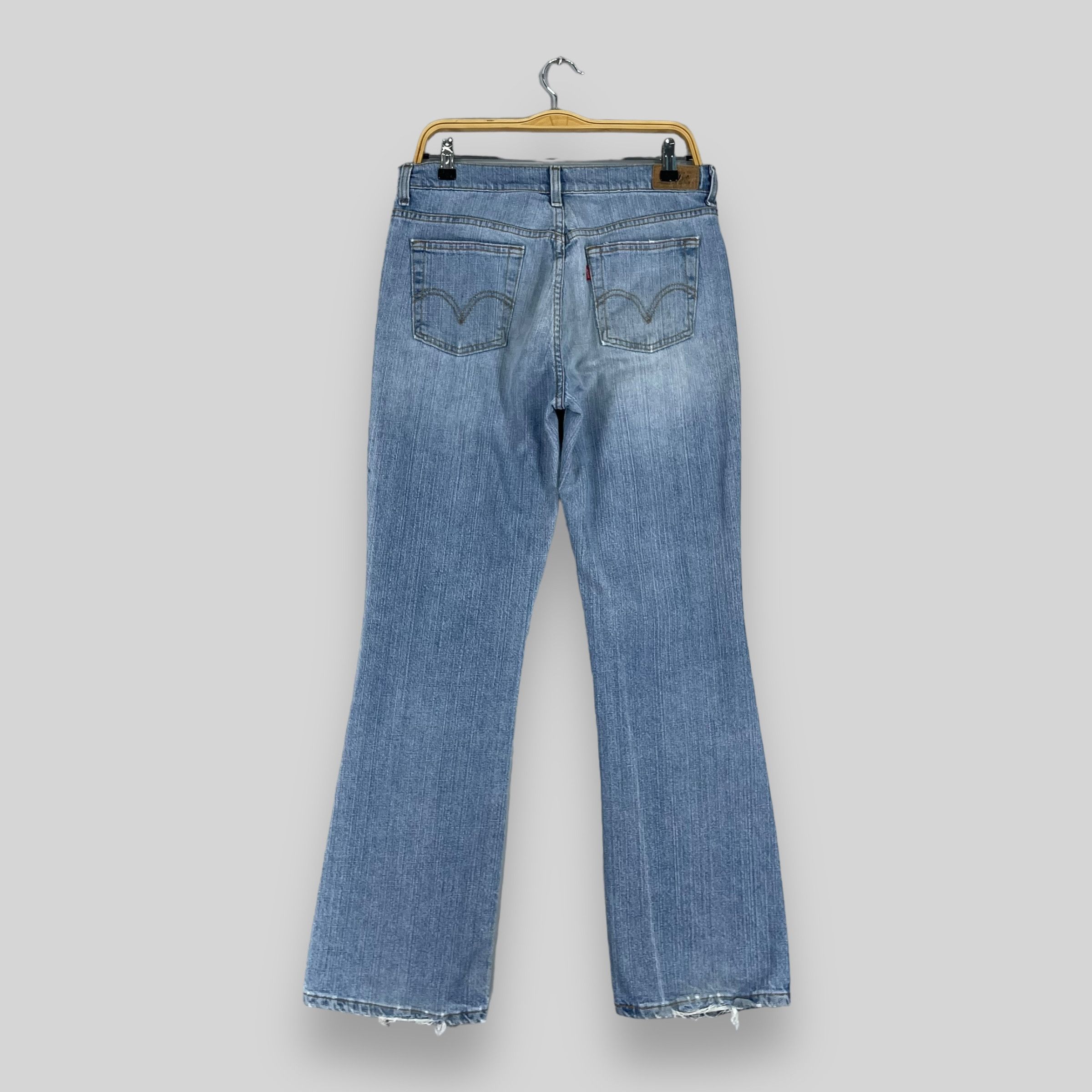 Levi's × Vintage W31 L31 Vintage Levis 515 Distressed Bootcut Jeans Size 31" - 6 Thumbnail