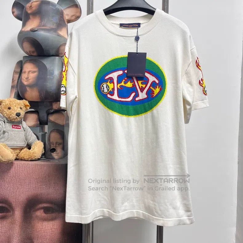 Louis Vuitton Louis Vuitton Flame knit short sleeves Size US L / EU 52-54 / 3 - 1 Thumbnail
