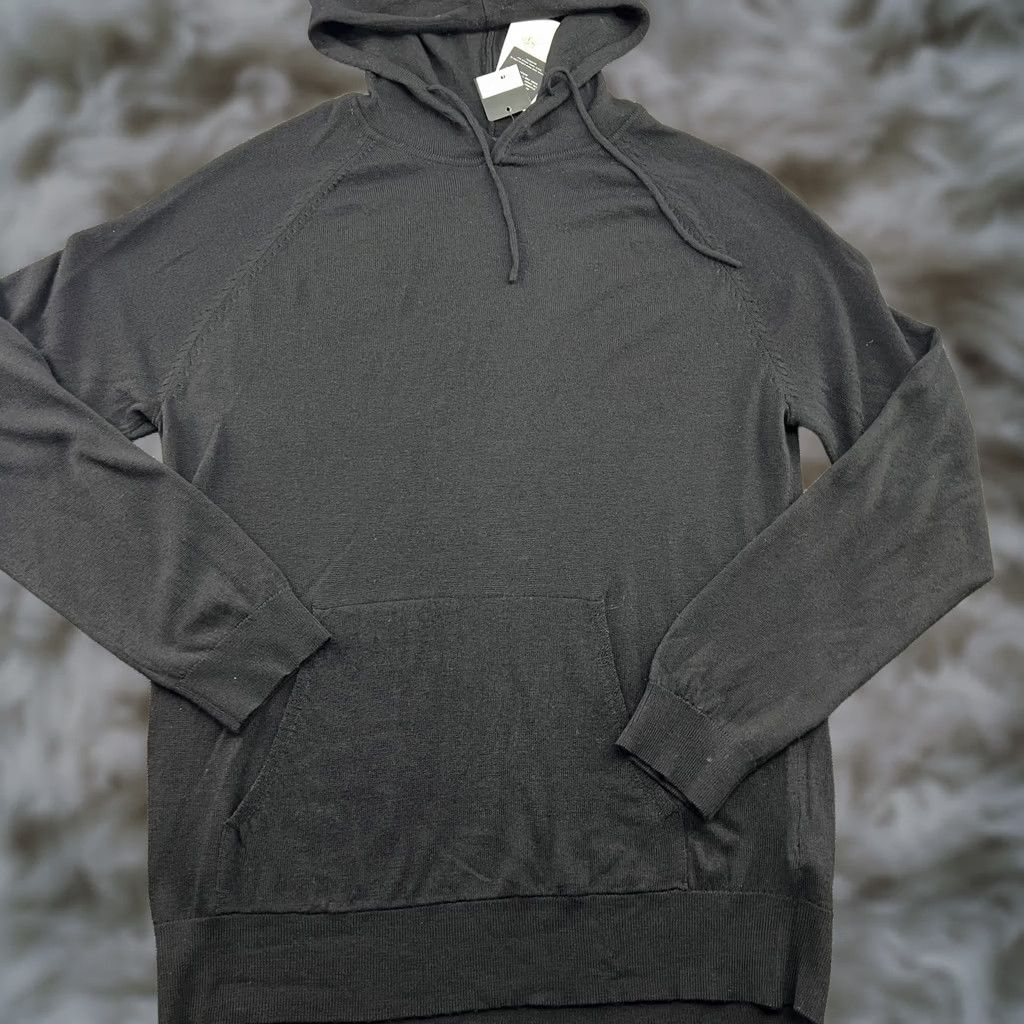 Vintage VINTAGE Cubus Hoodie Sweater Mens Large 100% Merino Wool Drawstrings Pockets Wool Size US L / EU 52-54 / 3 - 1 Thumbnail
