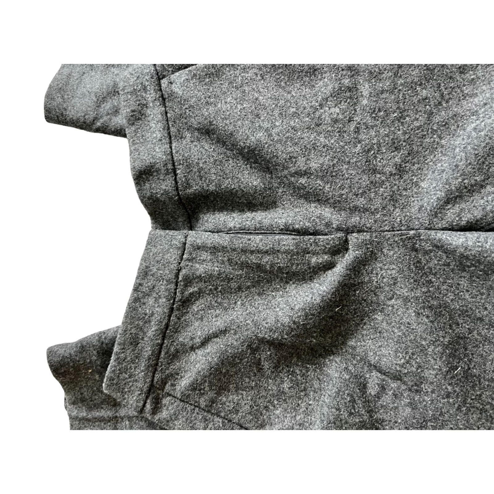 J.Crew J.Crew Italy Belluci Womens Wool Pants Size 4 26x28 Gray Zip Side Pockets Lined Size 27" / US 4 / IT 40 - 6 Thumbnail
