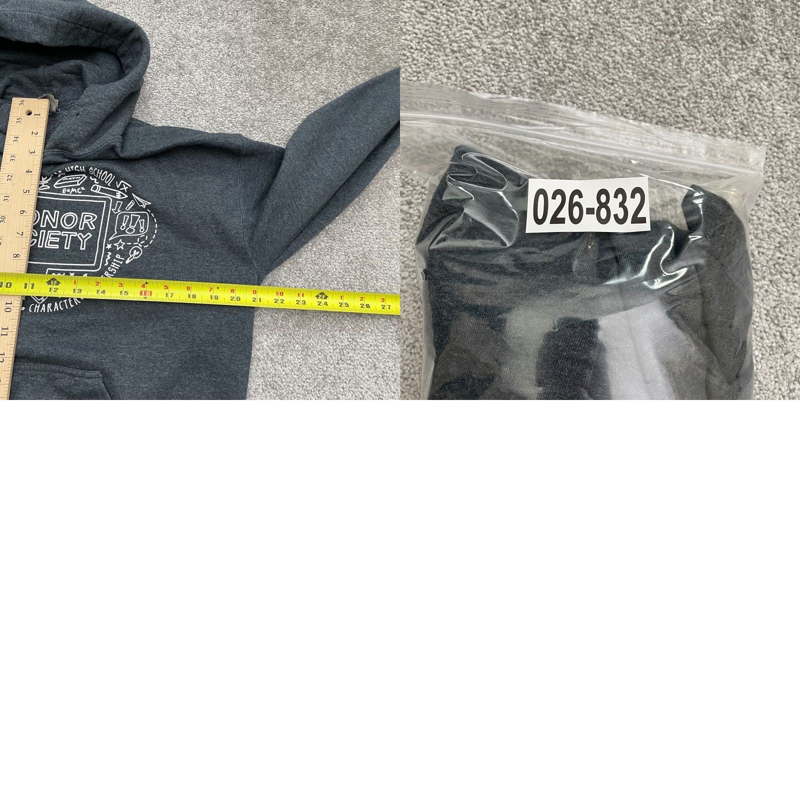 Gildan Gildan Heavy Blend Hoodie Pullover Gray Graphic Fleece Unisex Medium Size US M / EU 48-50 / 2 - 8 Thumbnail