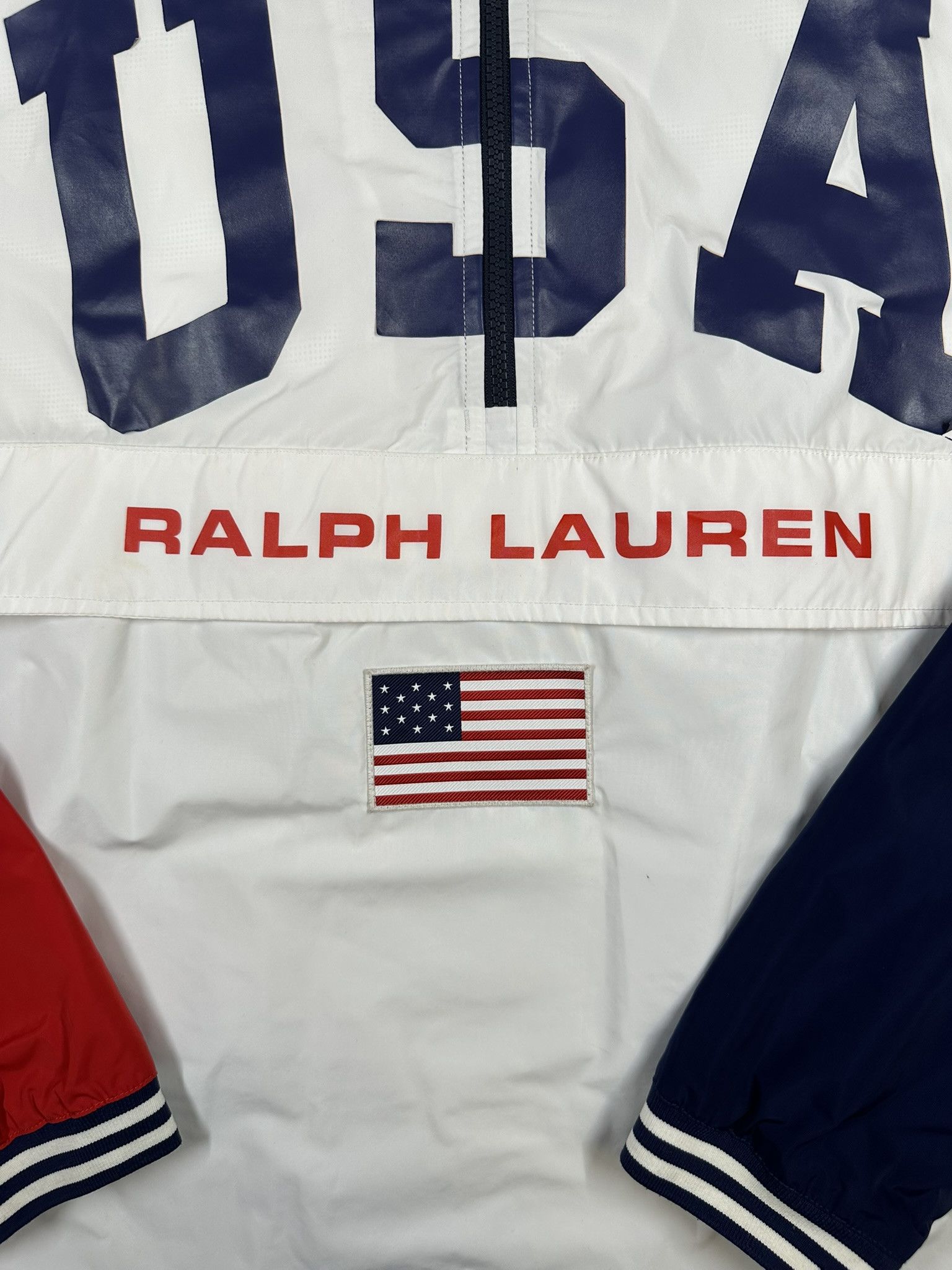 Polo Ralph Lauren Ralph Lauren USA Olympic Team Anorak Jacket White Red Blue Size US M / EU 48-50 / 2 - 3 Thumbnail