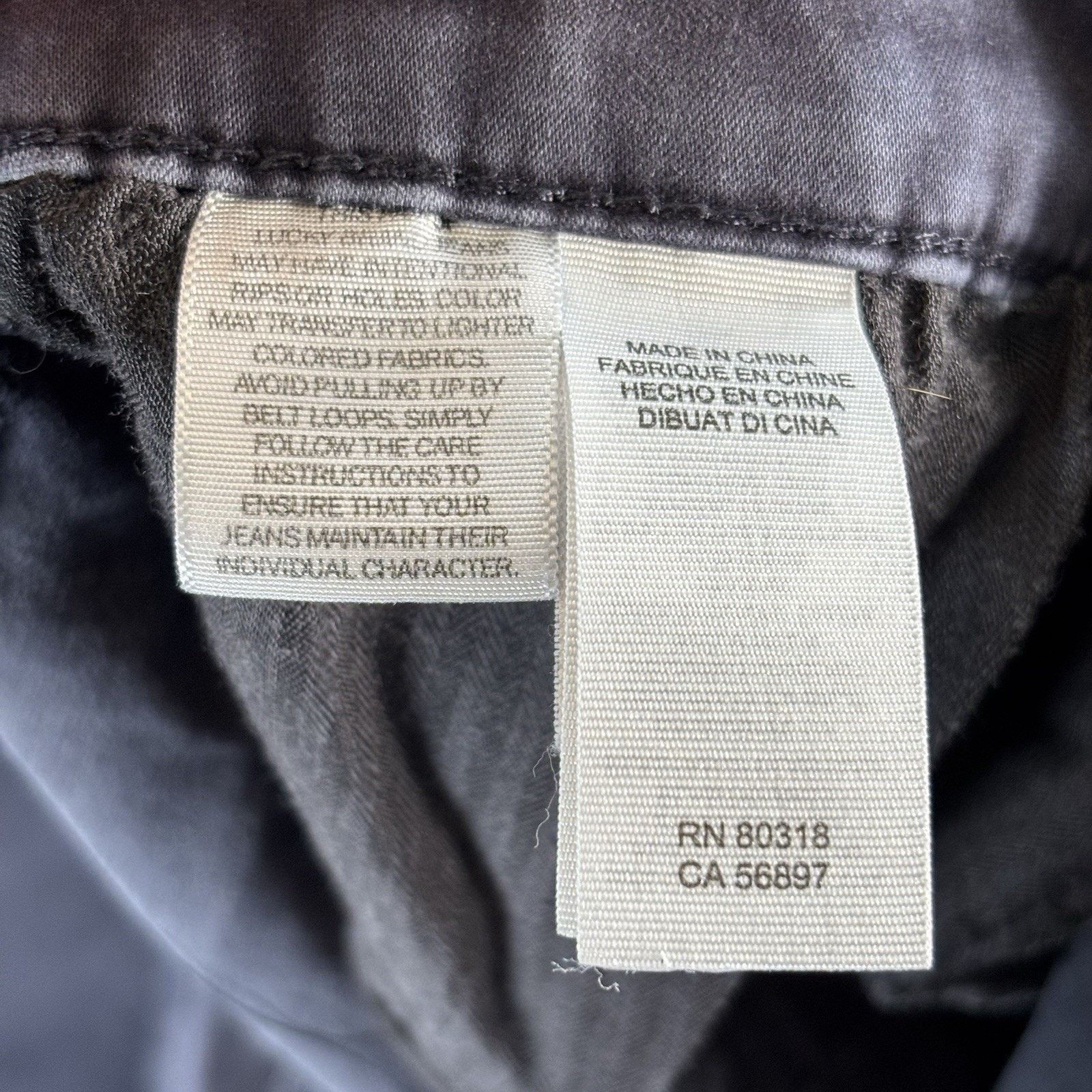 Lucky Brand Lucky Brand 121 Heritage Slim Jeans Mens 38x32 Faded Black Size US 38 / EU 54 - 5 Thumbnail