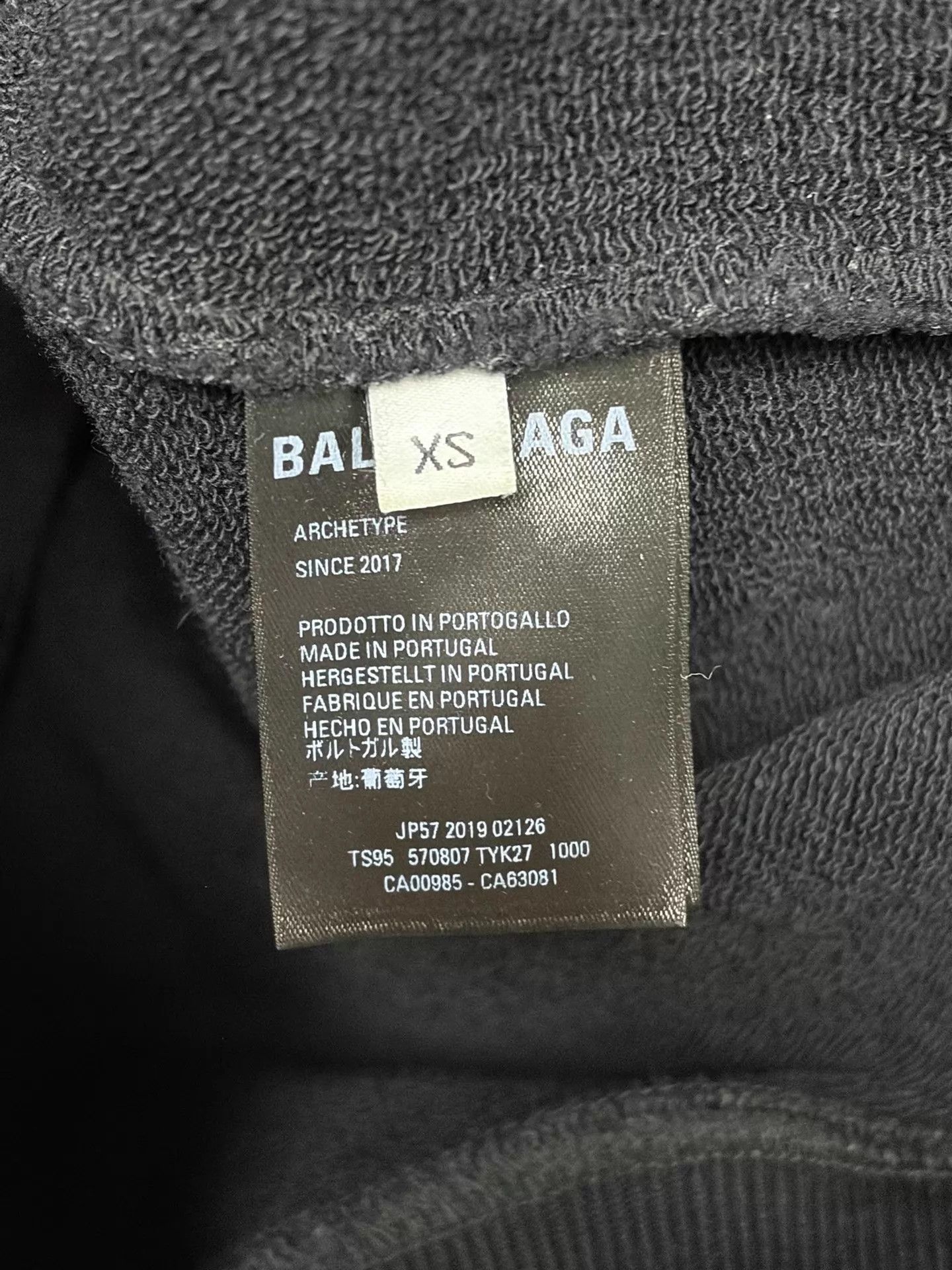 Balenciaga Balenciaga Black Crewneck Sweatshirt XS (Like New) Size US XS / EU 42 / 0 - 4 Thumbnail