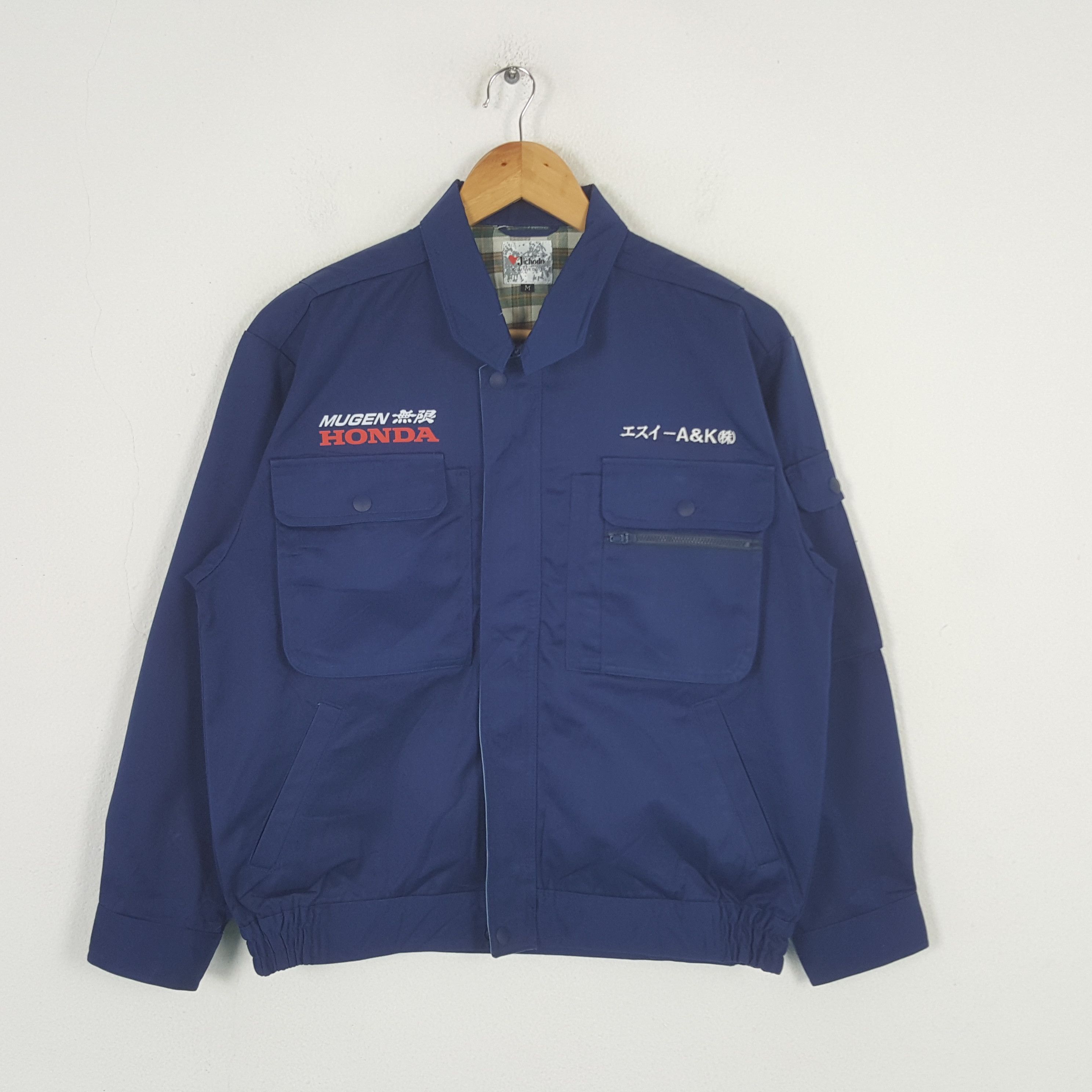 Honda × Vintage Vintage Mugen Honda Japanese Racing Custom Jacket C284N13 Size US L / EU 52-54 / 3 - 3 Thumbnail