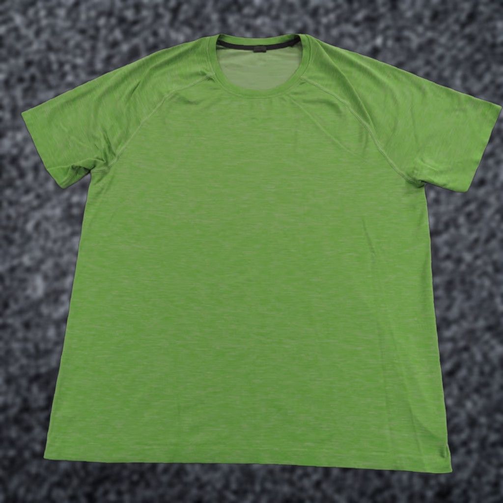 Rhone Rhone Reign Shirt Mens XL Green Heather Short Sleeve Performance Tech Lift Gym Shirt Size US XL / EU 56 / 4 - 1 Thumbnail