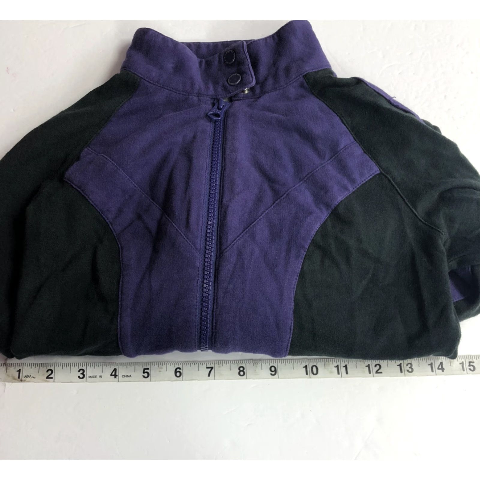 Armani Exchange Armani Exchange Jacket Women Athletic Purple Black Size Small Made In Vietnam Size S / US 4 / IT 40 - 7 Thumbnail