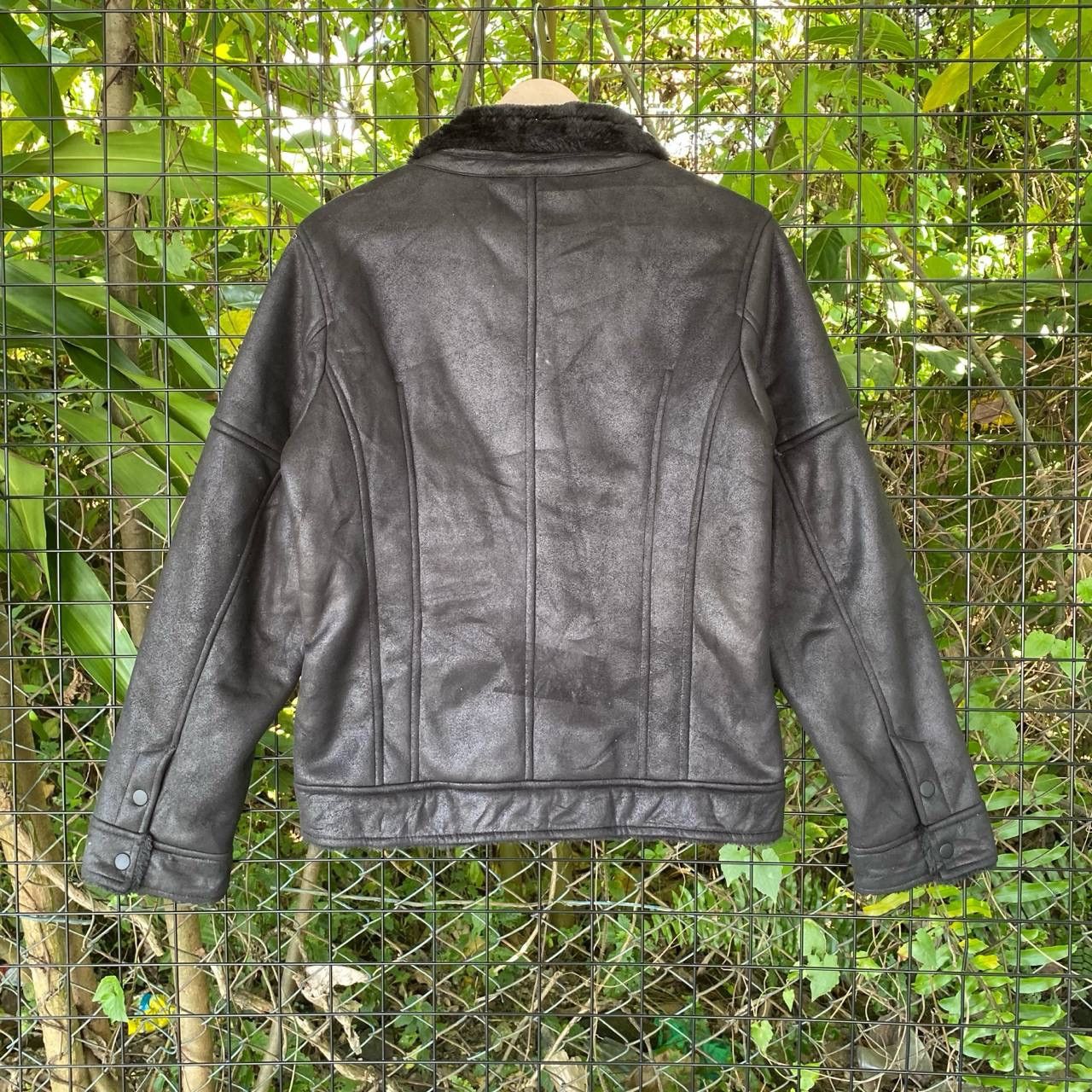 Japanese Brand × Seditionaries × semanticdesign Vtg DematicDesign Fluffy Black Moto Jacket Size US S / EU 44-46 / 1 - 9 Thumbnail