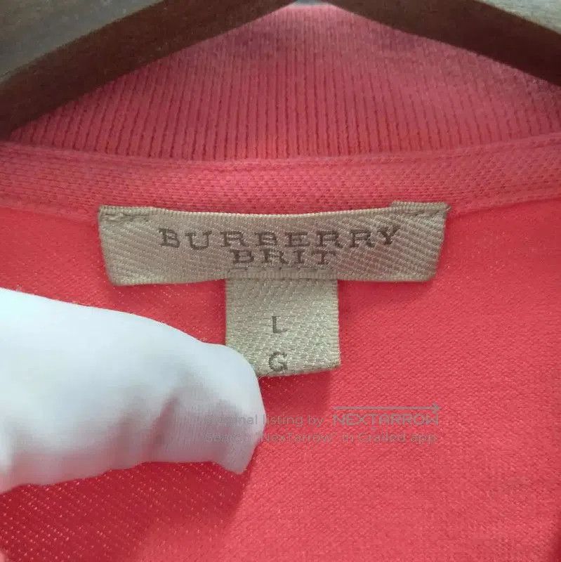 Burberry Burberry Summer Orange Cotton Short Sleeve T-Shirt. Size L / US 10 / IT 46 - 3 Thumbnail