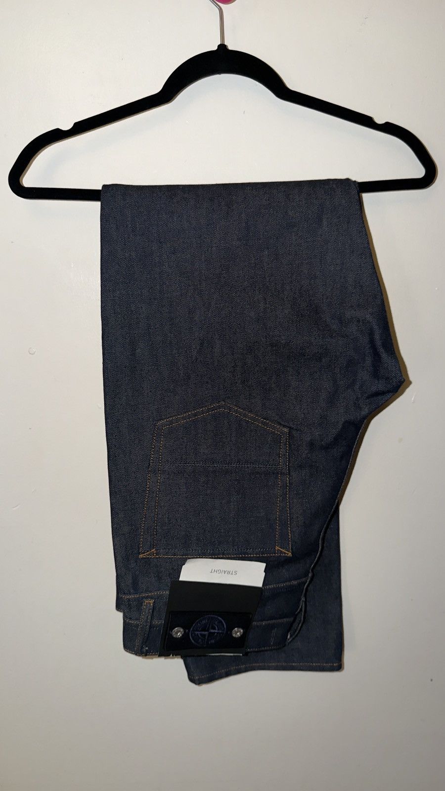 Stone Island J100005 INDIGO DENIM-RINSED mens 32 stone island Size US 32 / EU 48 - 11 Thumbnail