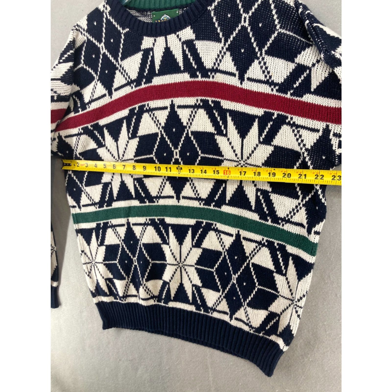 Jantzen Jantzen Sweater Mens Large Geometric Grandpa Dad Vintage Cosby Size US L / EU 52-54 / 3 - 2 Thumbnail