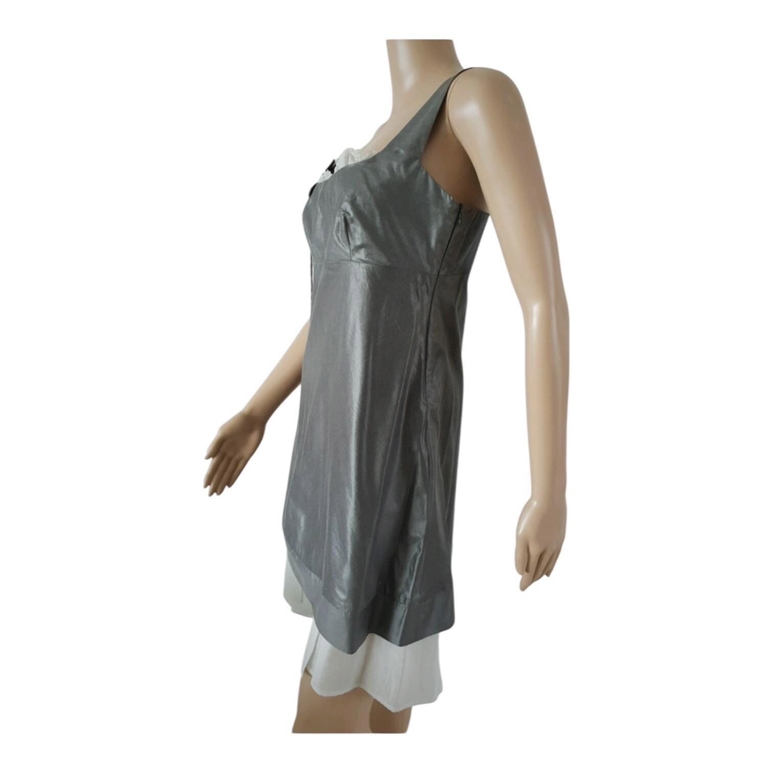 Cop Copine The Cop Copine Neutral Flower Dress Size ONE SIZE - 4 Thumbnail