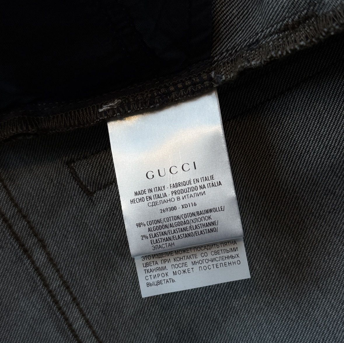 Gucci Gucci Straight Dark Indigo Jeans AW11 Size US 38 / EU 54 - 10 Thumbnail