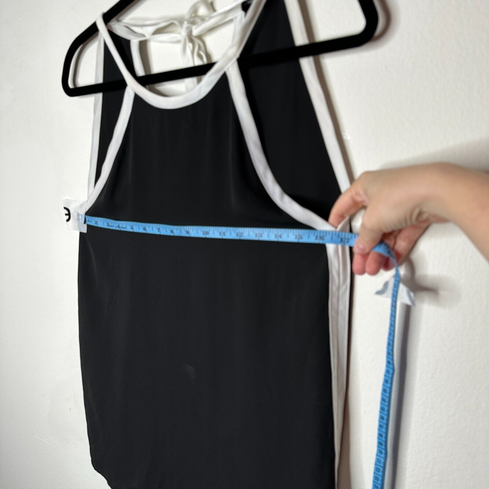 Other FATE Black & White Lined Stripe Tie Side Back Halter Top S Size S / US 4 / IT 40 - 11 Thumbnail