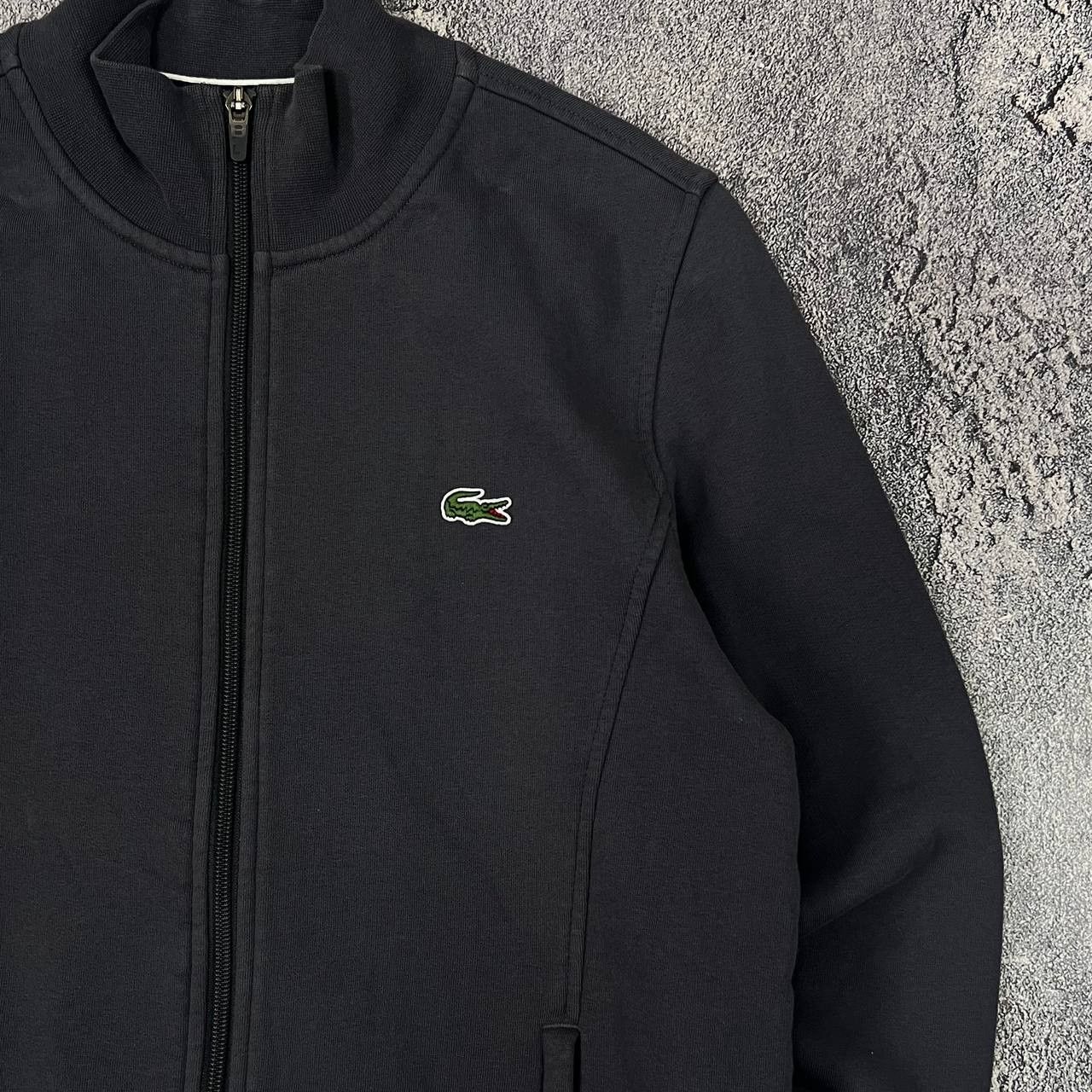 Lacoste Vintage Lacoste Sweater Sweater Waffle Knit Full Zip S Size US S / EU 44-46 / 1 - 6 Thumbnail