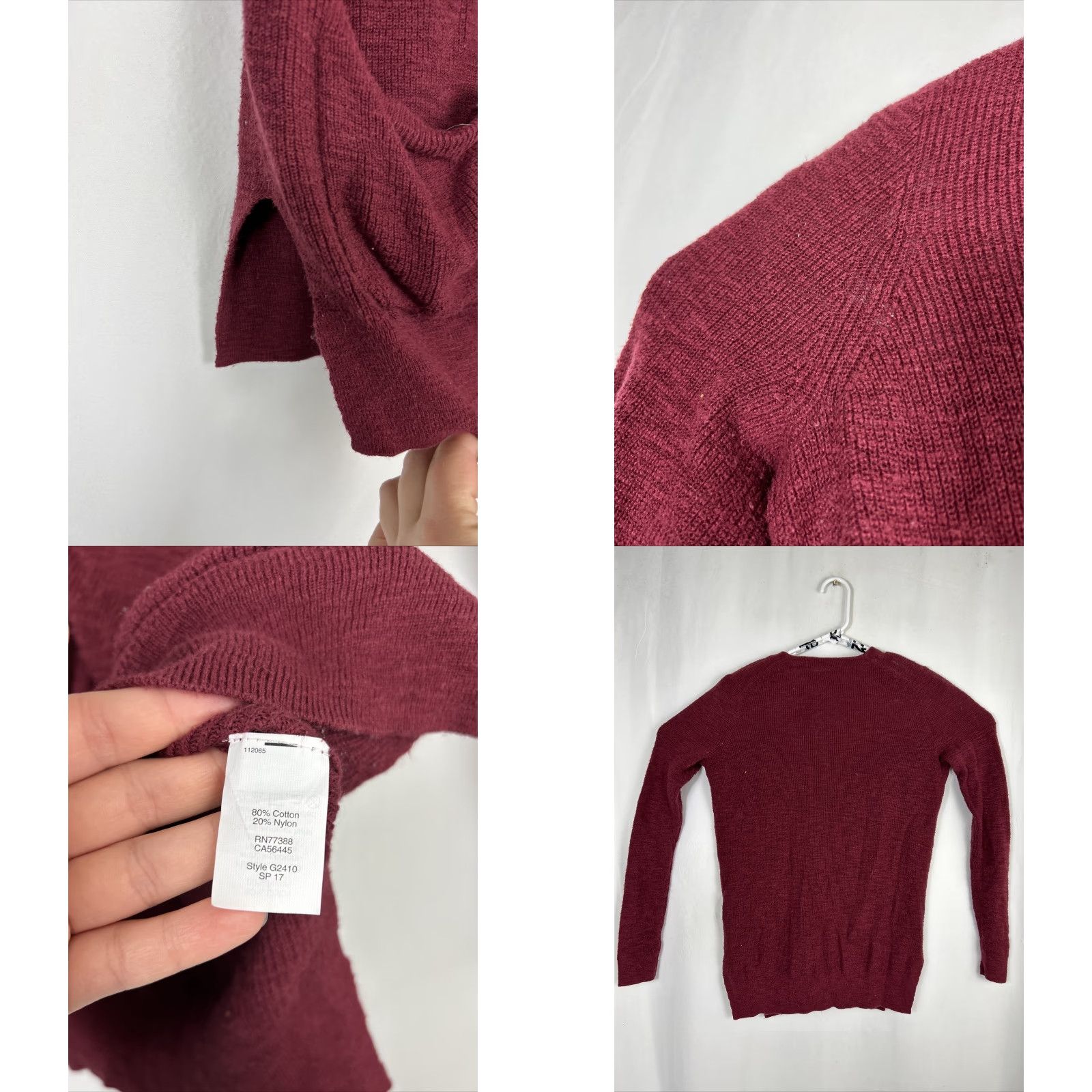 Madewell Madewell Fieldwalk Cardigan Heather Marl Gray Button Front Knit Womens XS G2410 Size XS / US 0-2 / IT 36-38 - 8 Thumbnail