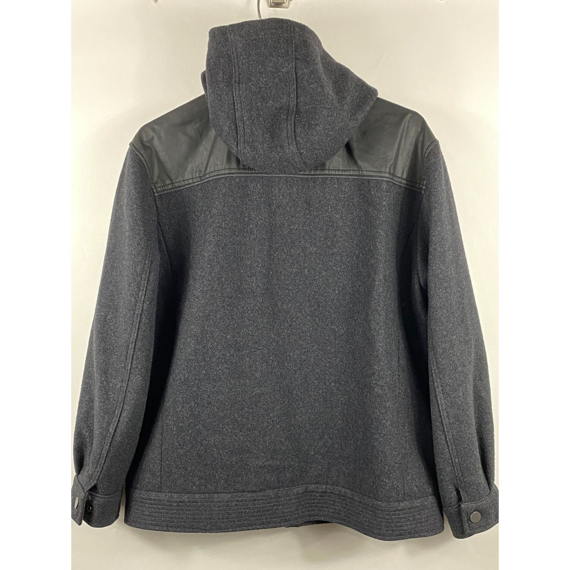 Other INC International Concept Wool Blend Zip Snap Lined Hooded J Size US L / EU 52-54 / 3 - 2 Thumbnail