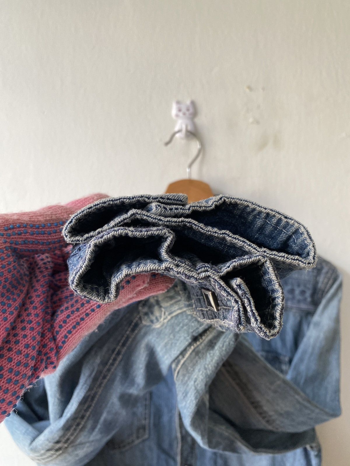 In The Attic × Japanese Brand In The Attic Japan Distressed Button Up Denim Shirt Size US M / EU 48-50 / 2 - 10 Thumbnail