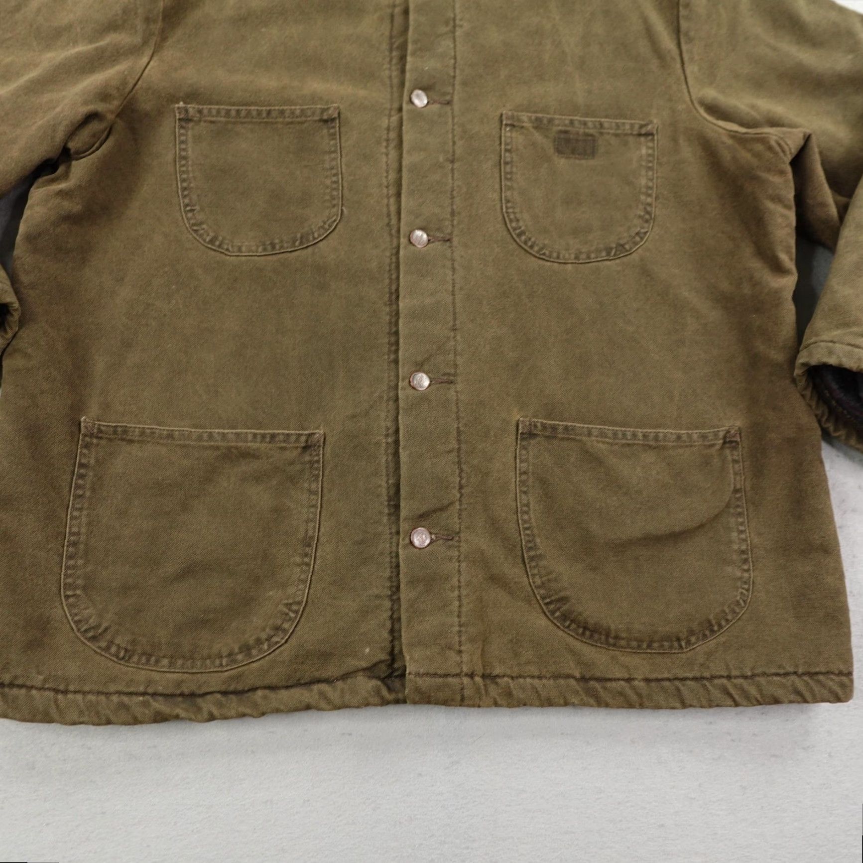 Dickies VINTAGE Dickies Jacket Mens XL Brown Canvas Blanket-Lined Work Coat Overcoat Mid-Length Casual Barn Wear Size US XL / EU 56 / 4 - 4 Thumbnail