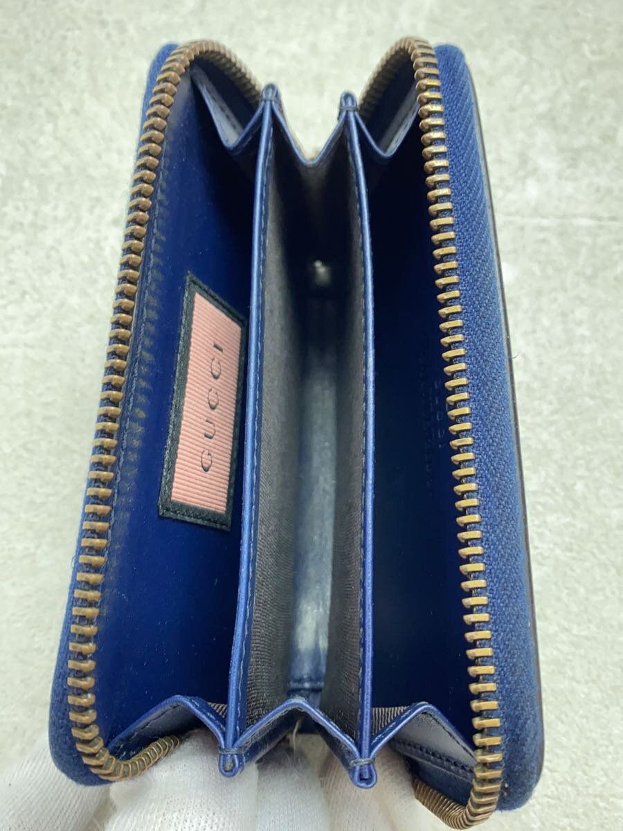Gucci Gucci Ghost GG Star Print Leather Coin Case Navy Size ONE SIZE - 4 Thumbnail